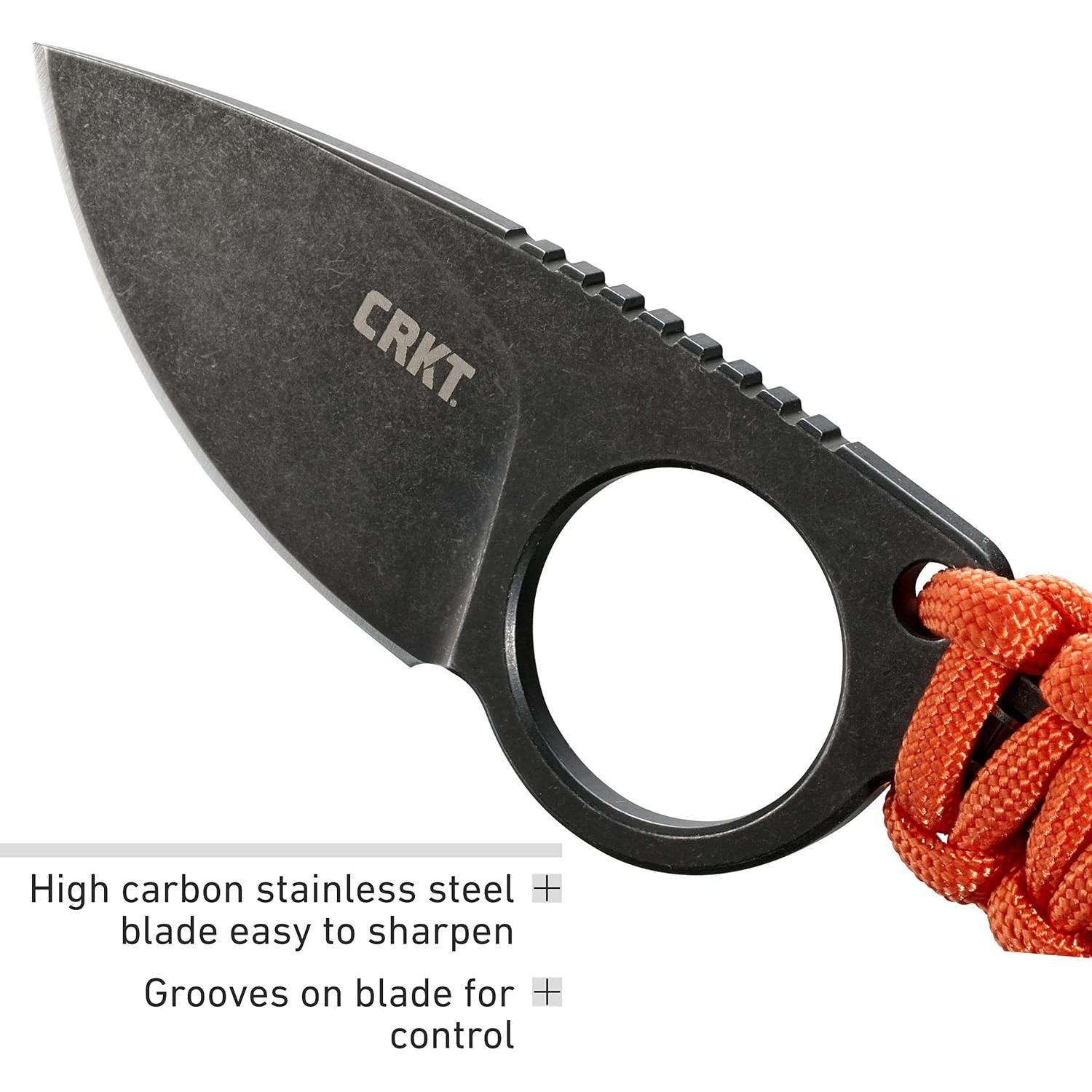 Cuchillo EDC CRKT Tailbone 2415 Hoja Fija Punta Caída 53.98mm