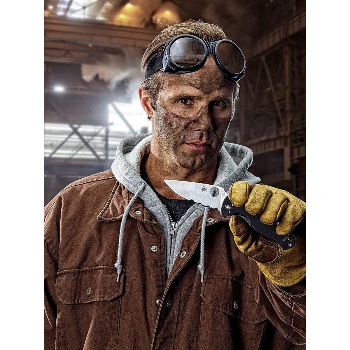 Cuchillo Plegable Spyderco Tenacious G-10 Negro 8.6 cm