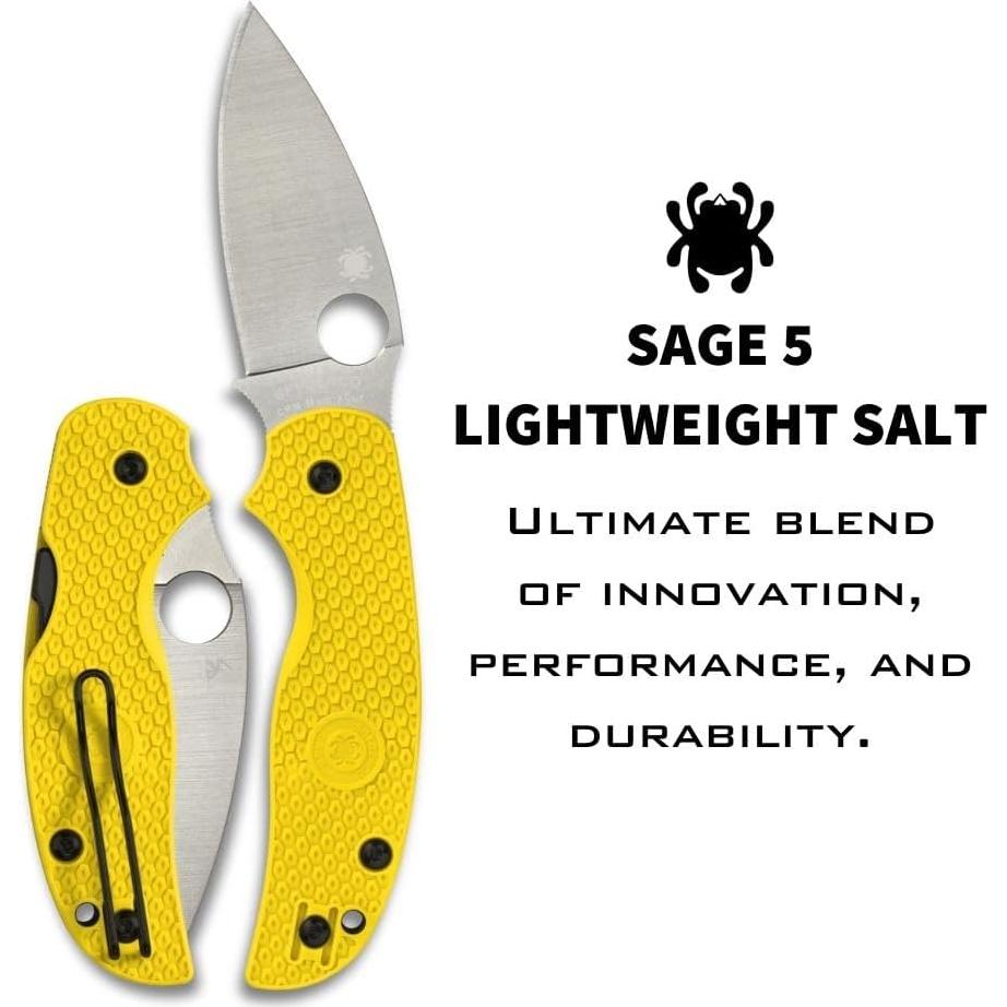 Cuchillo Plegable Spyderco Sage 5 Salt 7.62 cm Acero MagnaCut
