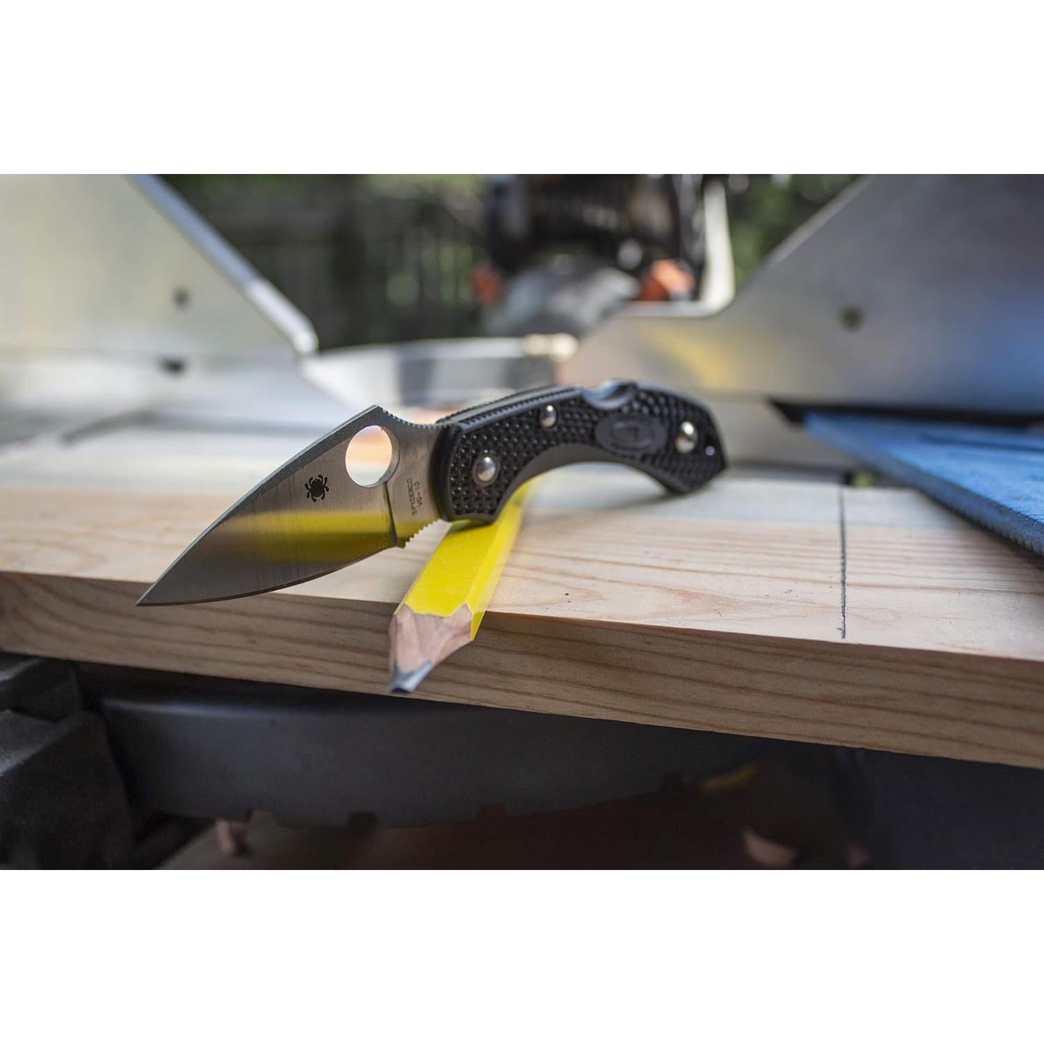 Cuchillo Plegable Spyderco Dragonfly 2 Verde Zome 6 cm VG-10