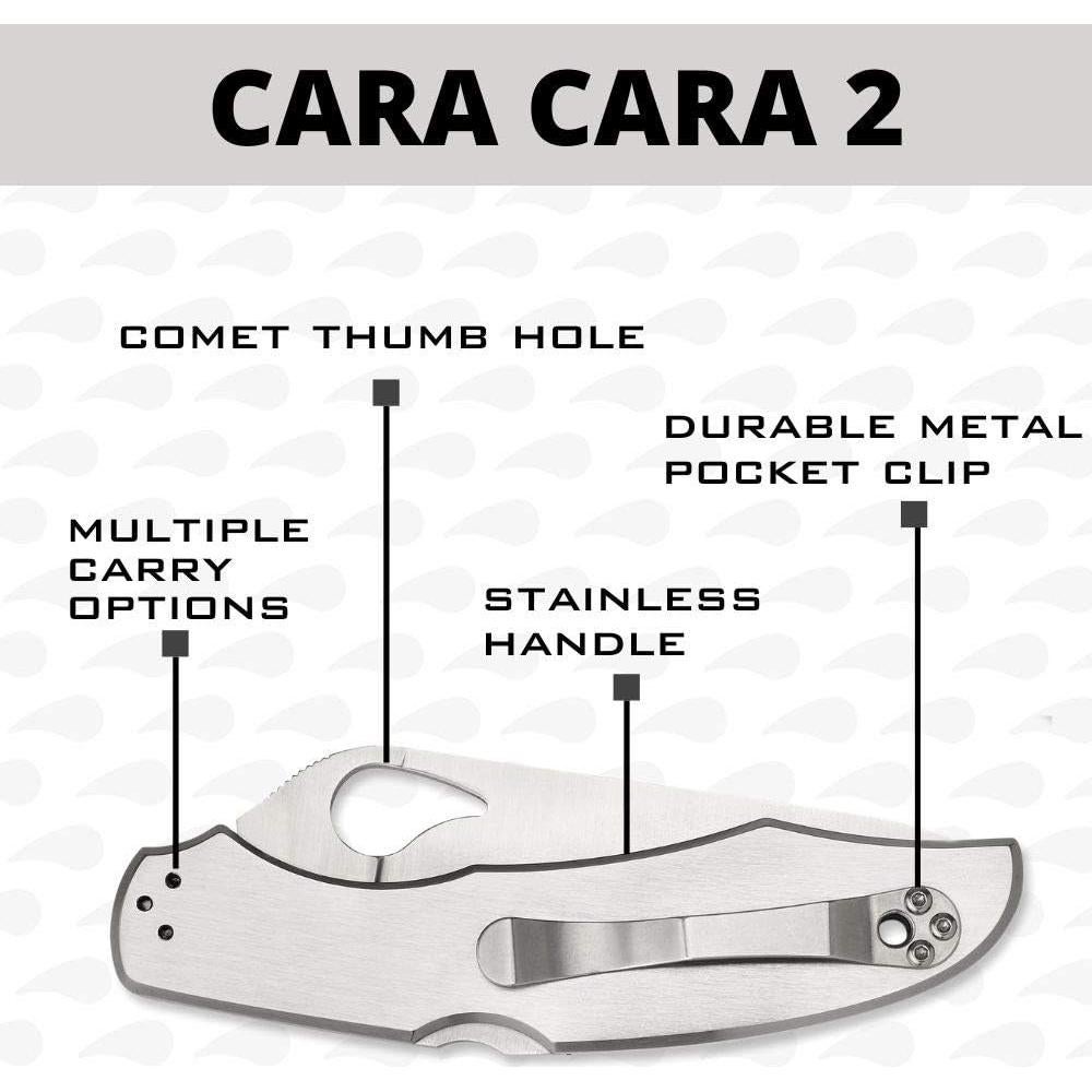 Cuchillo Spyderco Byrd Cara Cara 2 Acero Inoxidable 9.53 cm