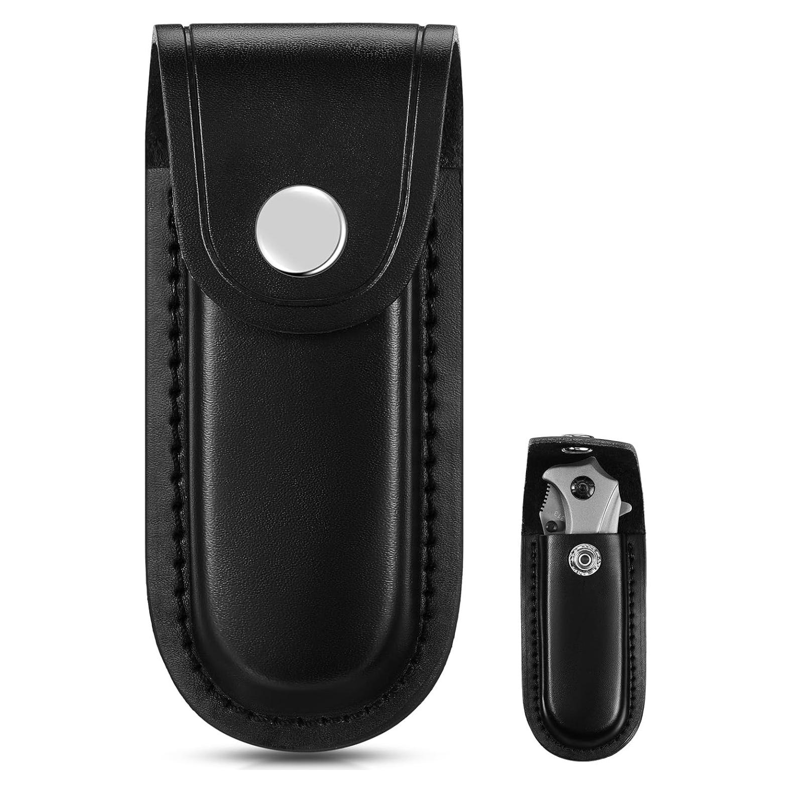 Funda de Cuchillo de Cuero Marrón 11x3.5x1.8 cm Dansydaisy