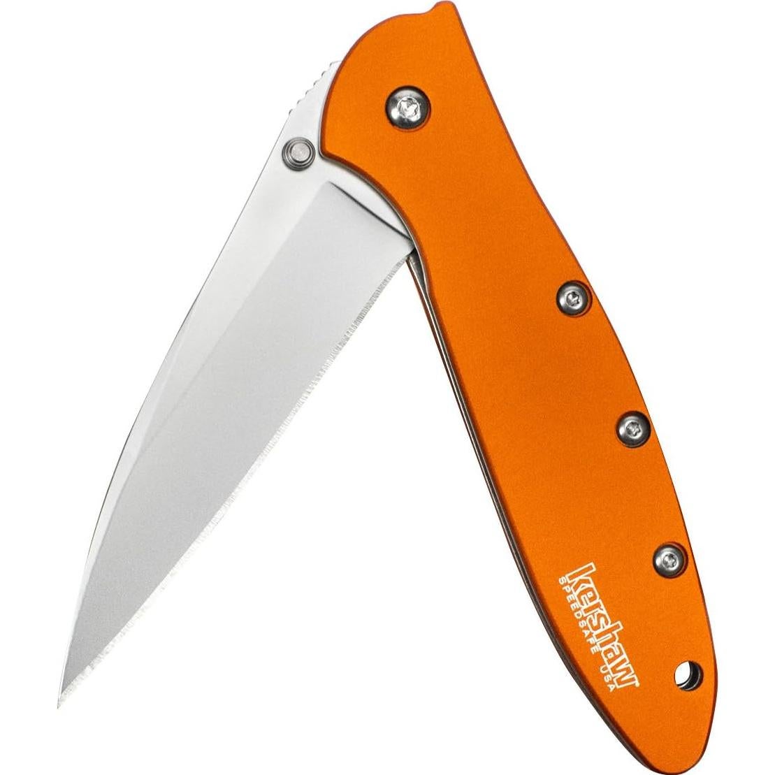 Cuchillo Plegable Kershaw Leek 1660OR Naranja con SpeedSafe