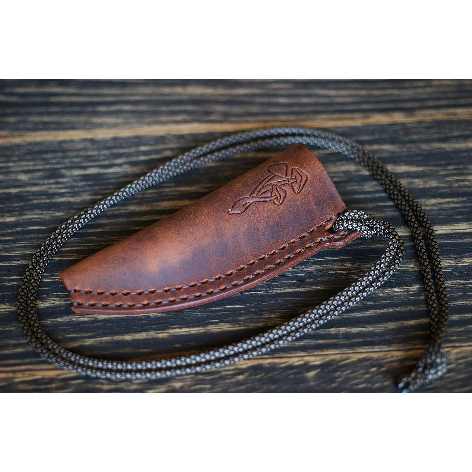 Funda de cuero para cuchillo de setas Opinel Genérico - 4 cm