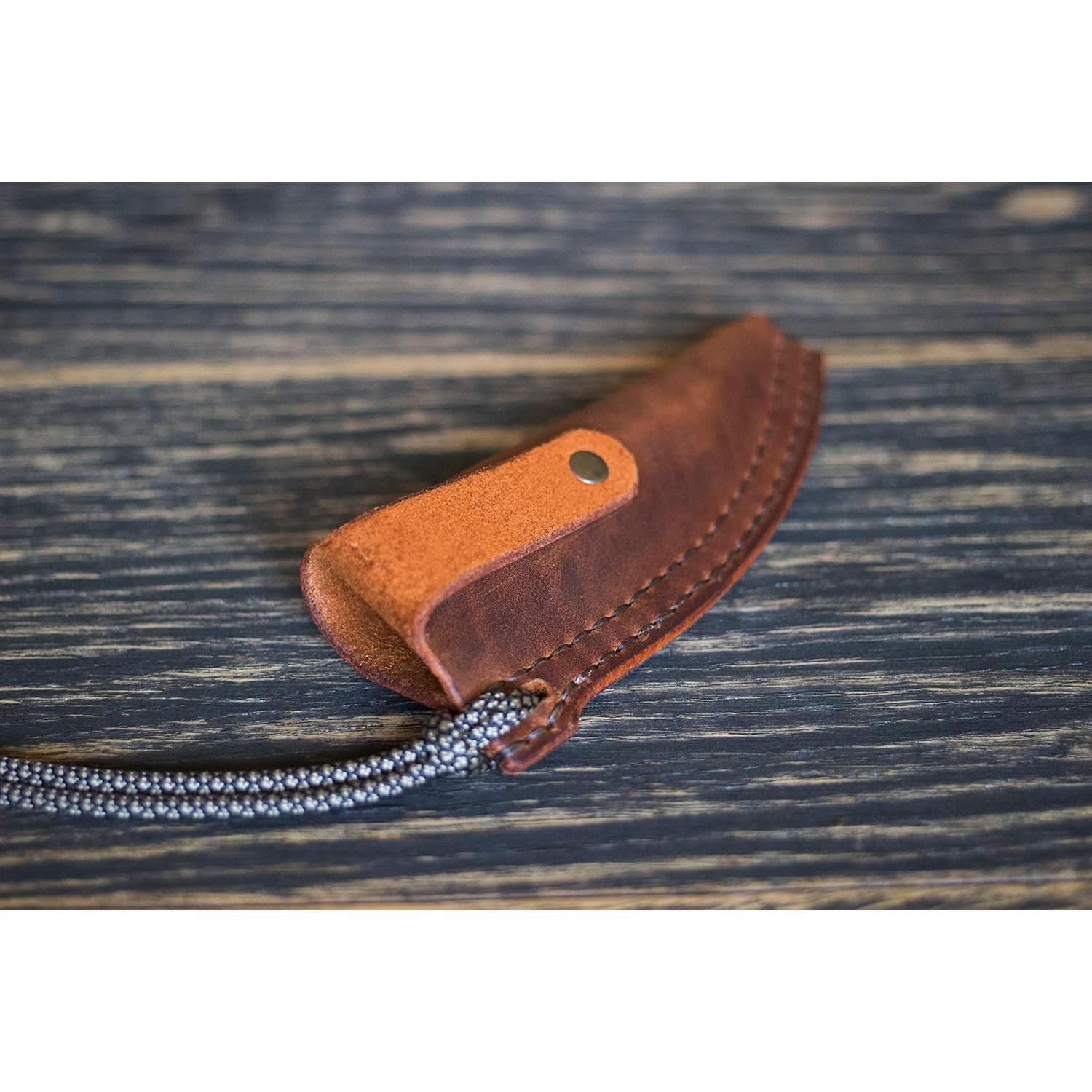 Funda de cuero para cuchillo de setas Opinel Genérico - 4 cm
