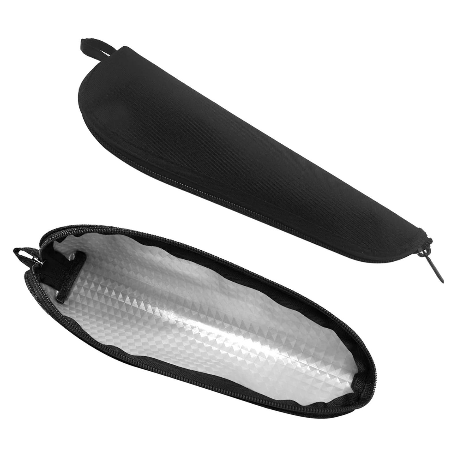 Juego de Utensilios de Viaje Aosbos con Estuche Negro