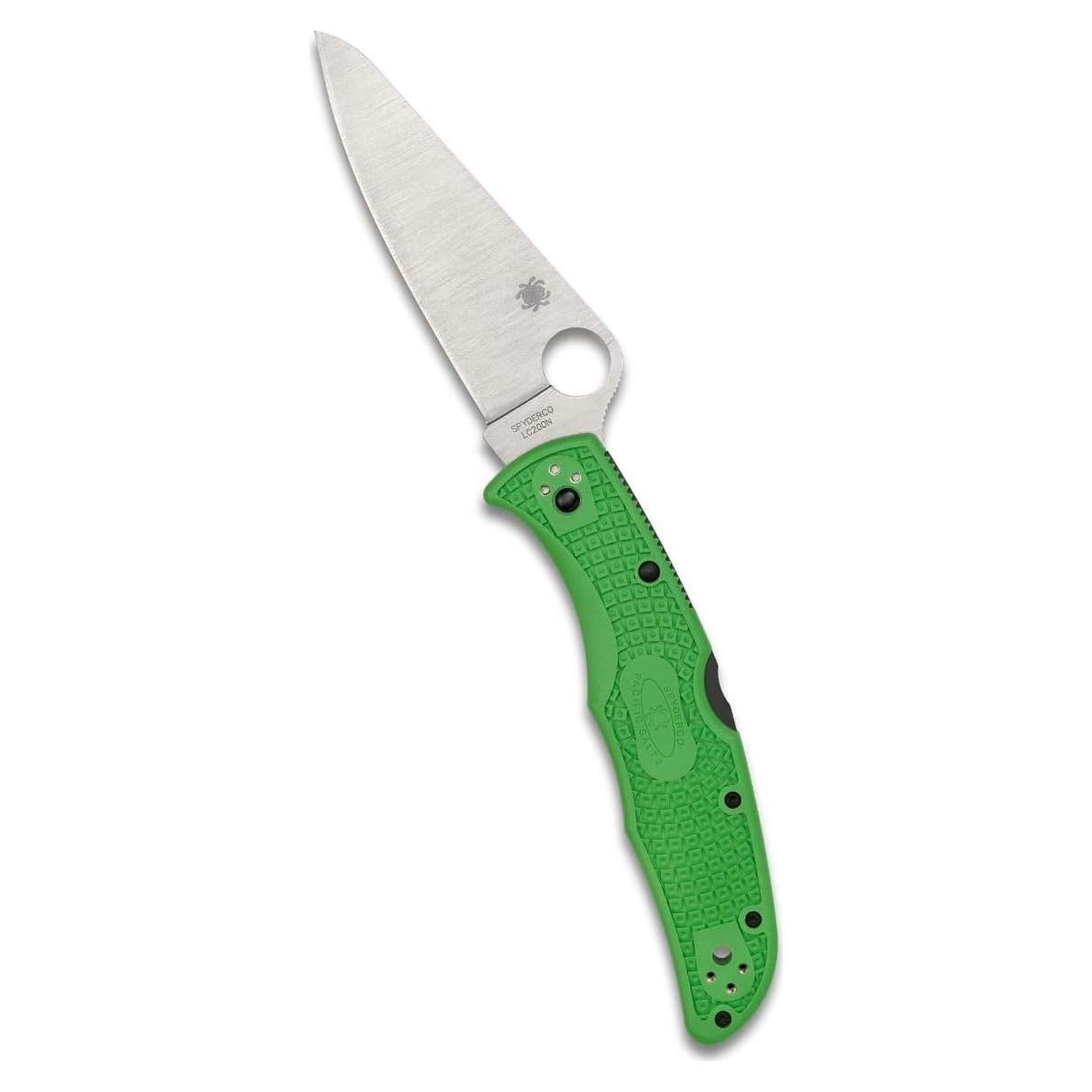 Cuchillo Spyderco Pacific Salt 2 Verde LC200N 9.6 cm Antideslizante