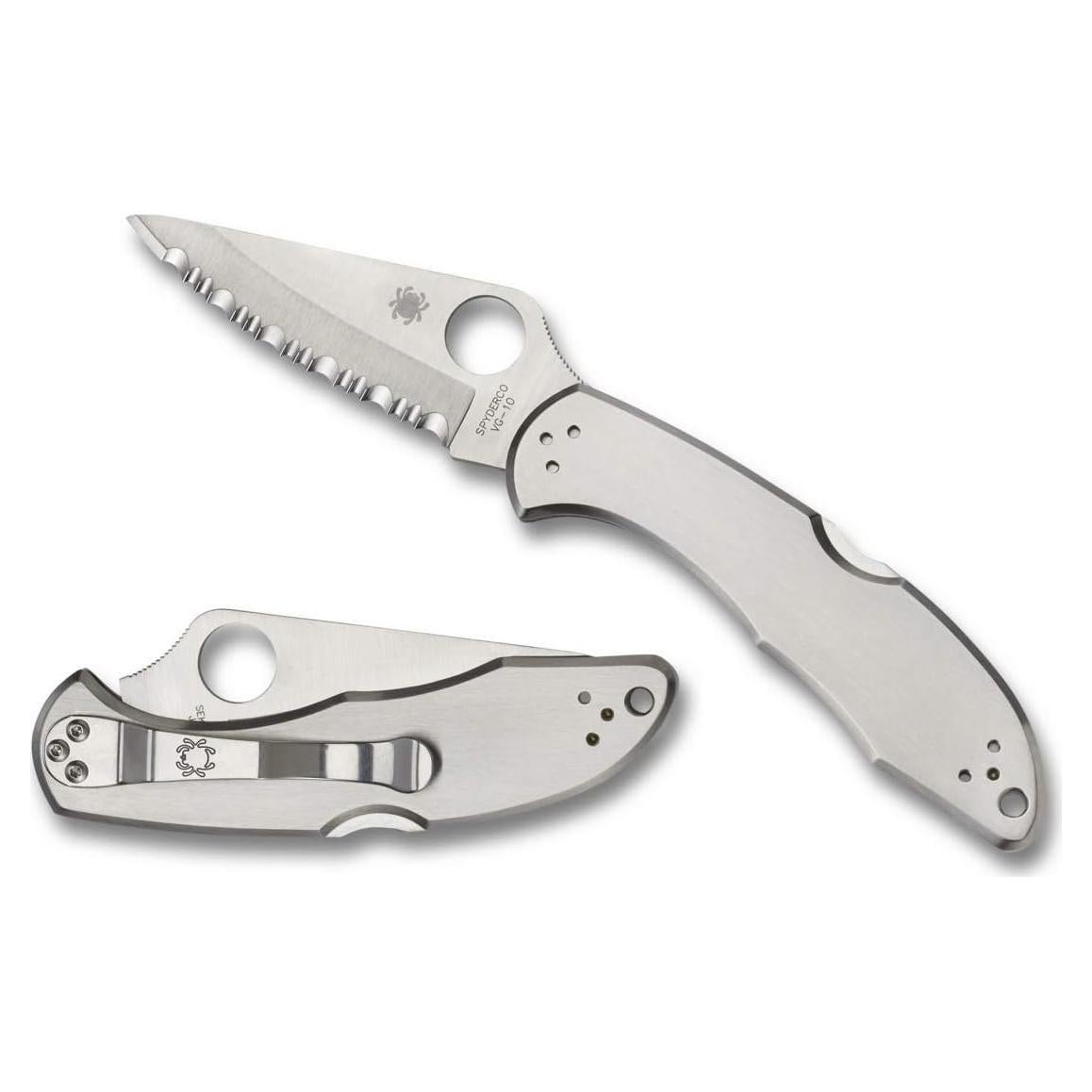 Cuchillo de bolsillo Spyderco Delica 4 C11S acero inoxidable