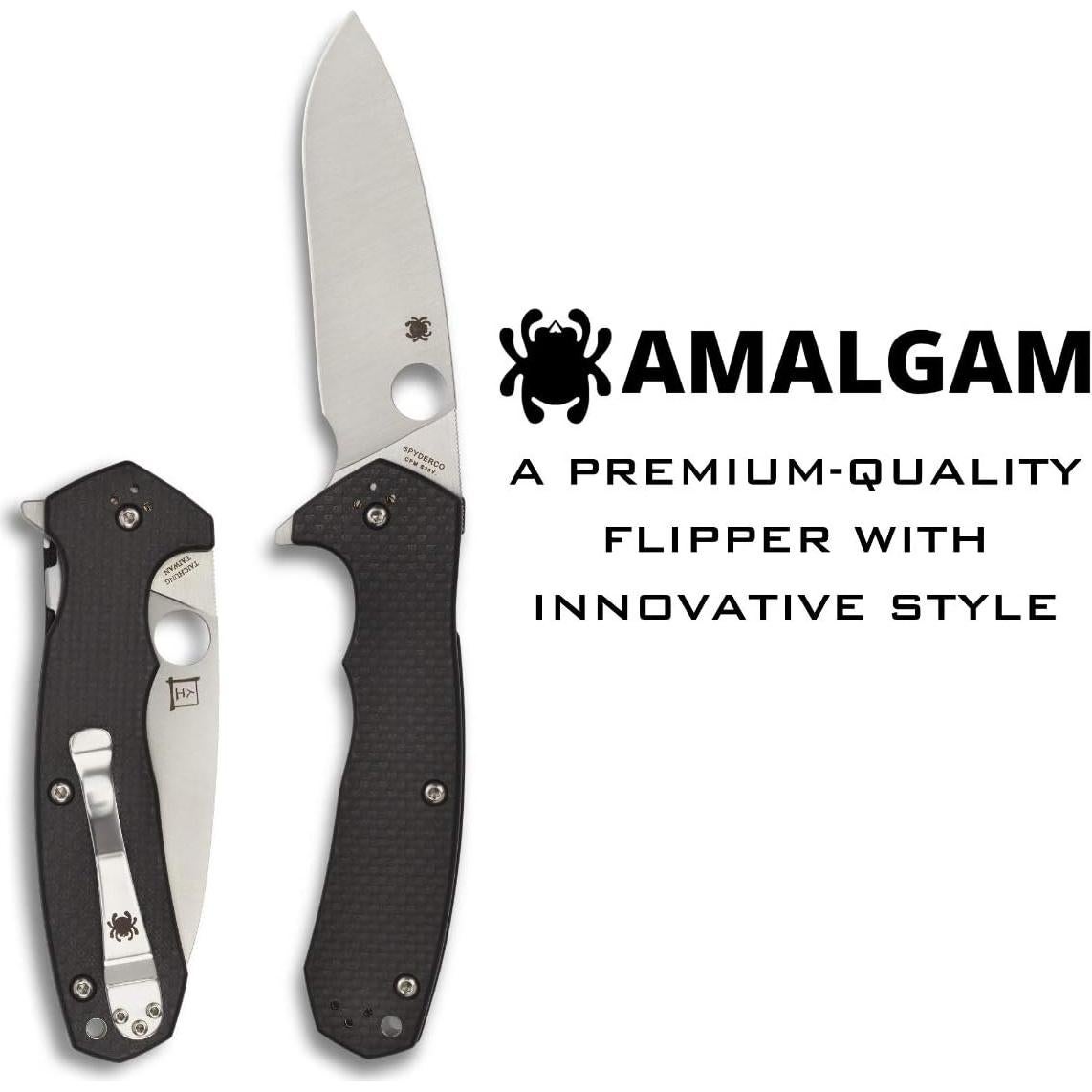 Cuchillo Plegable Spyderco Amalgam 9.8 cm Acero S30V