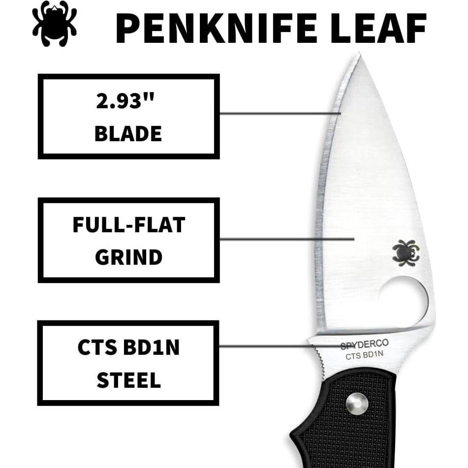 Cuchillo Plegable Spyderco C94PBK 7.44 cm Acero Inoxidable