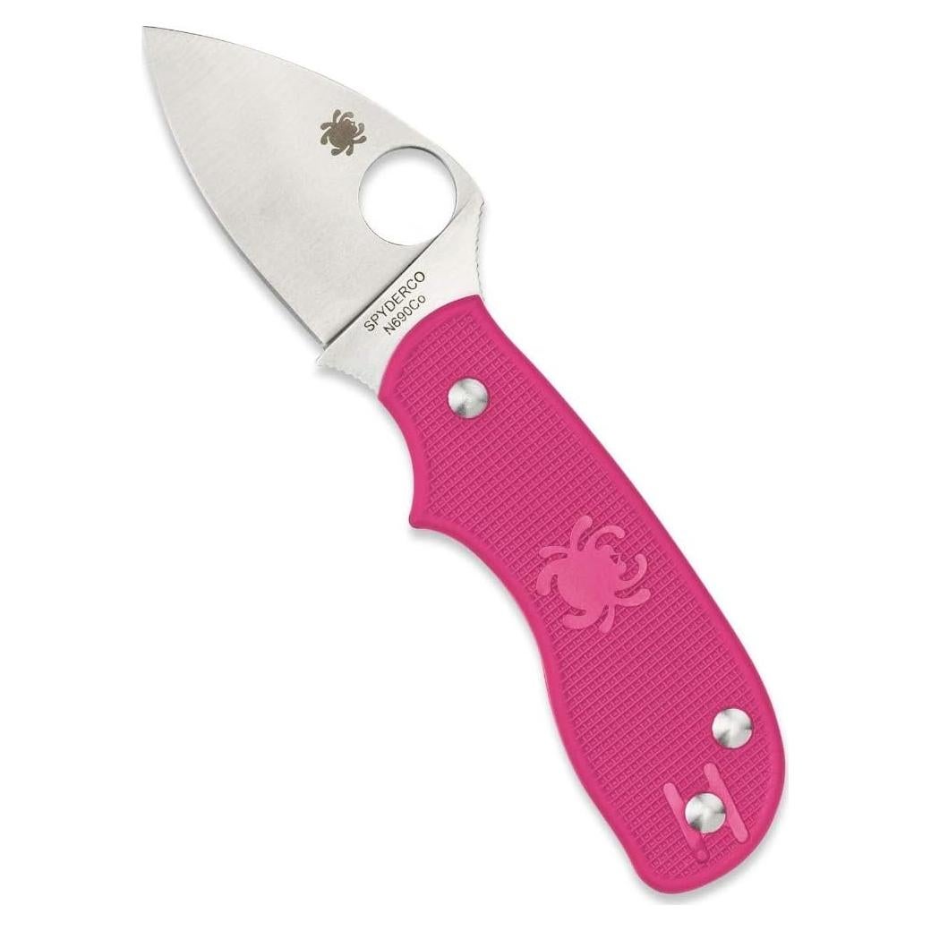 Cuchillo Spyderco Squeak SLIPIT Rosa 5.08 cm Acero N690Co