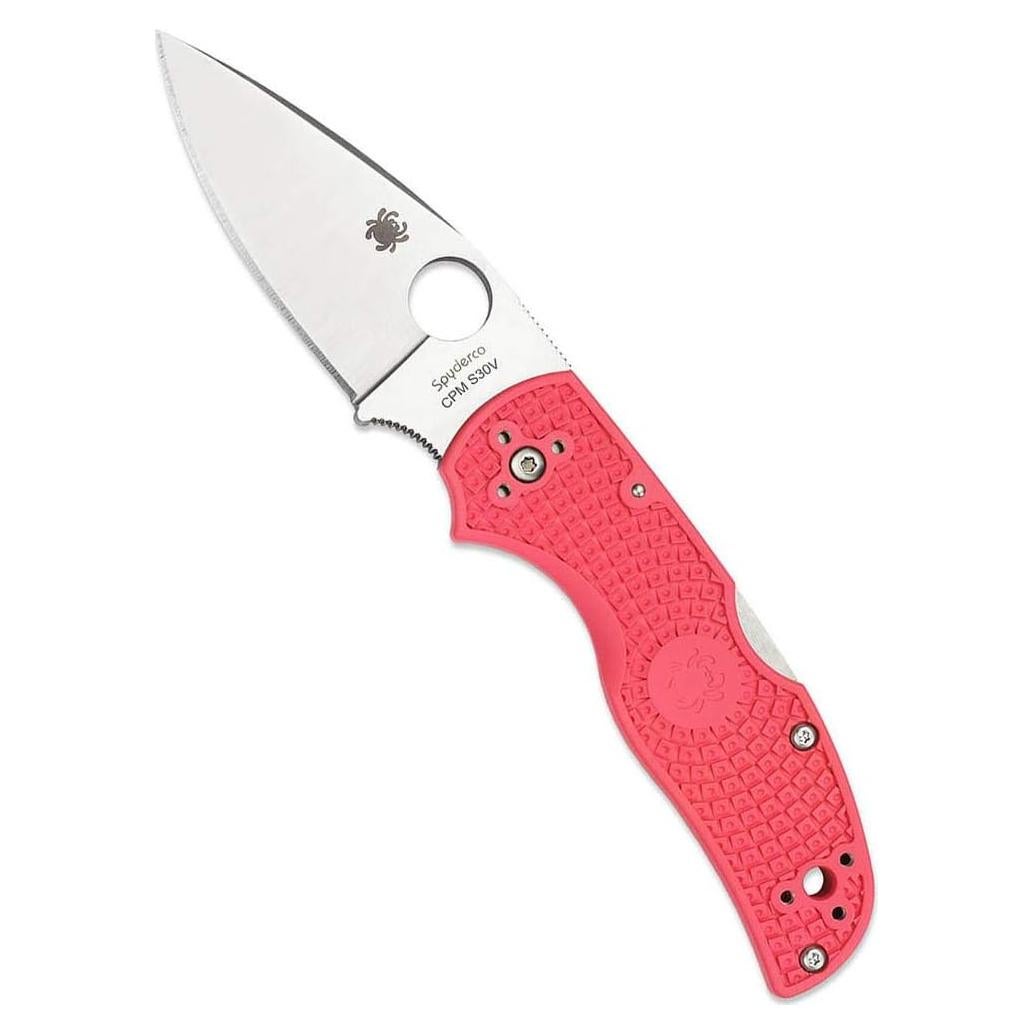 Cuchillo Plegable Spyderco Native 5 Rosa 17.65 cm Afilado Completo