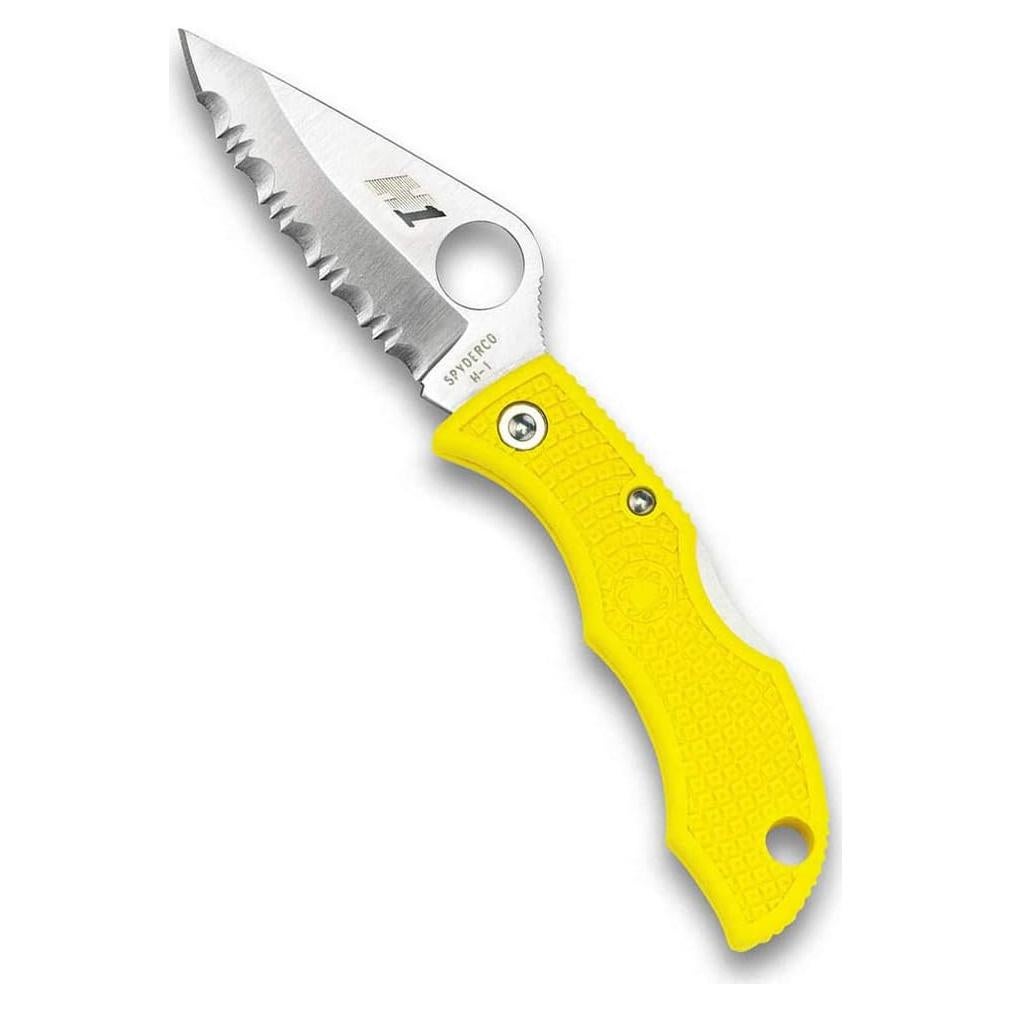 Cuchillo Spyderco Ladybug 3 Salt H-1 4.9 cm Amarillo FRN