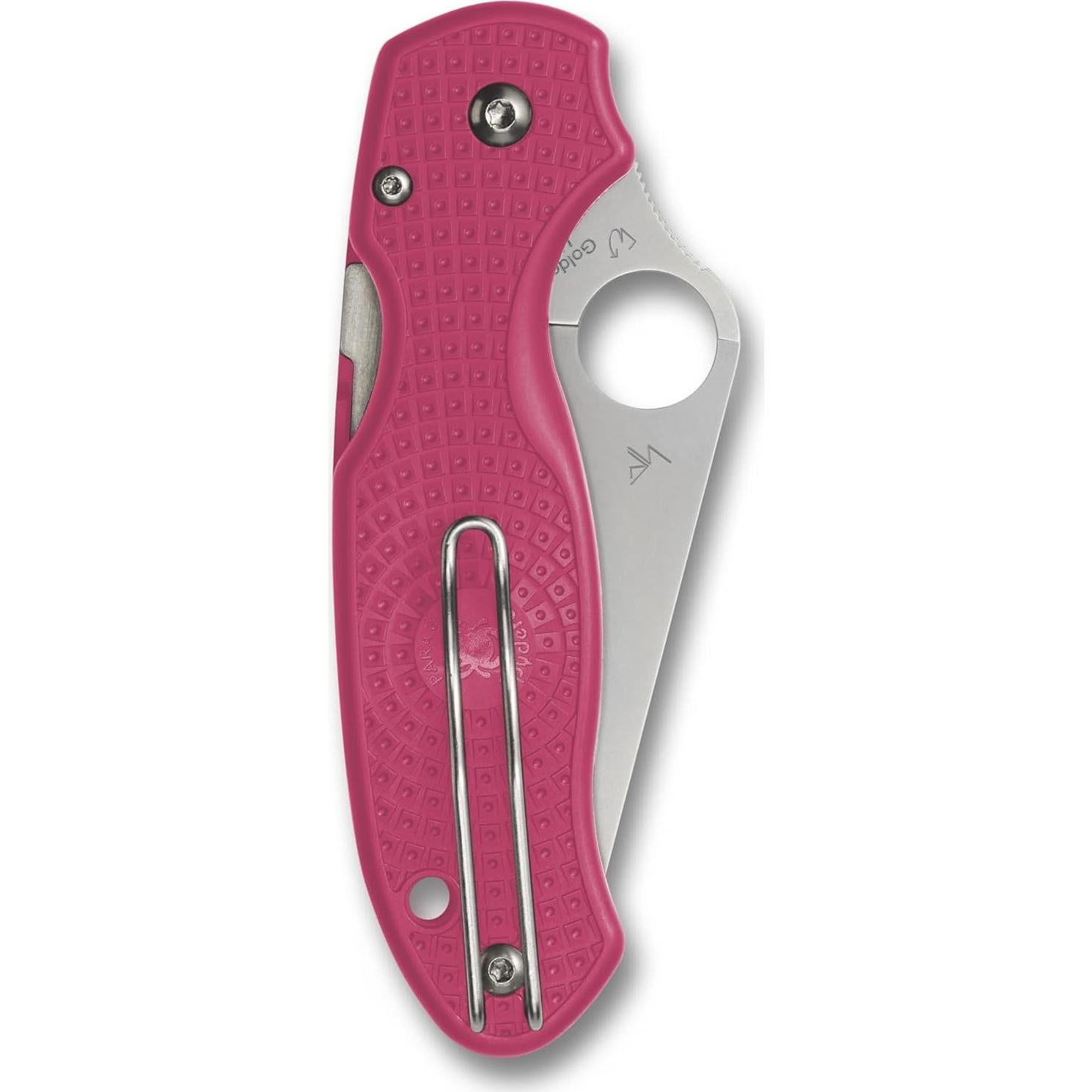 Cuchillo de Bolsillo Spyderco Para 3 Ligero Rosa FRN 11.1cm