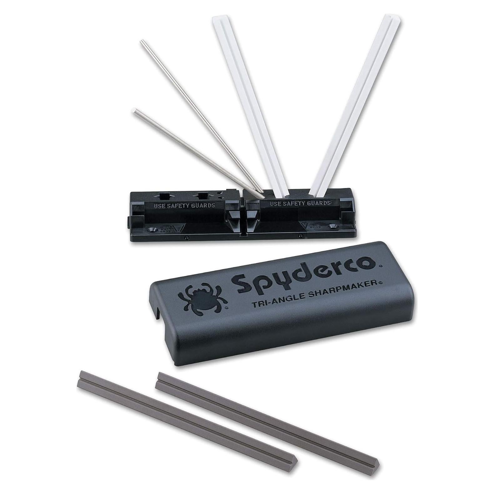 Afilador Spyderco Tri-Angle Premium con DVD y piedras cerámicas