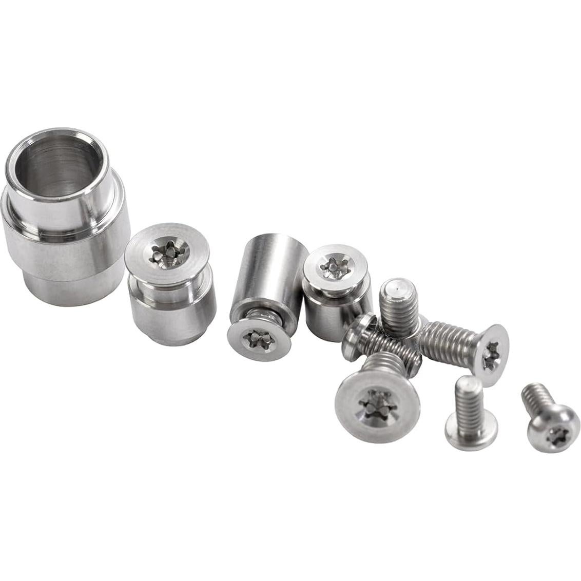 Kit de Hardware de Titanio 26 Piezas para Cuchillos Spyderco PM2