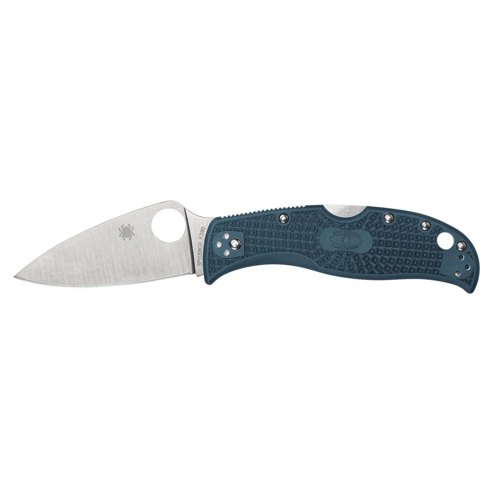 Cuchillo Plegable Spyderco LeafJumper K390 Azul 11.43cm