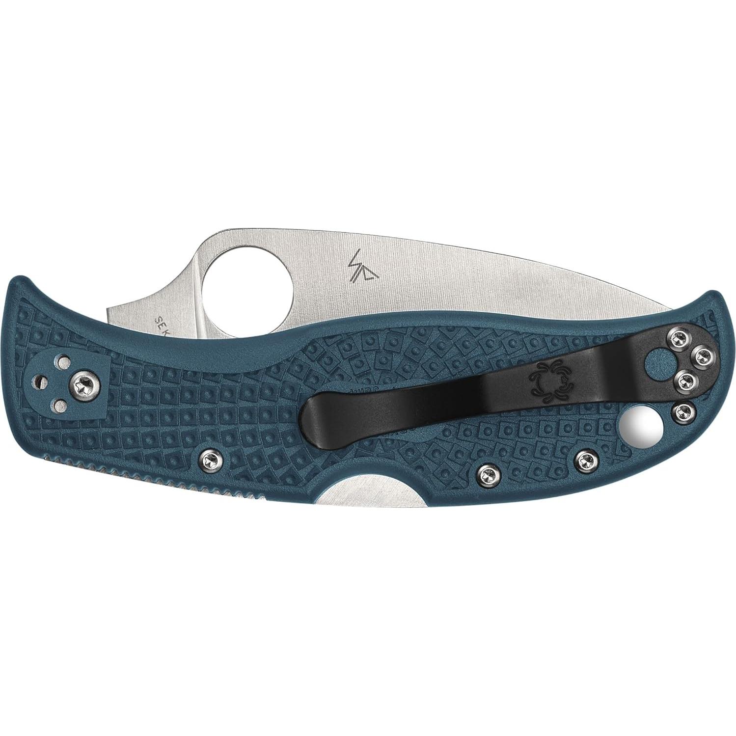 Cuchillo Plegable Spyderco LeafJumper K390 Azul 11.43cm