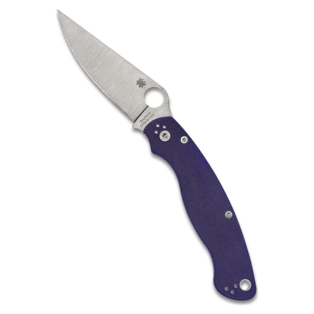 Cuchillo de Bolsillo Spyderco Military 2 Azul G10 10.16cm