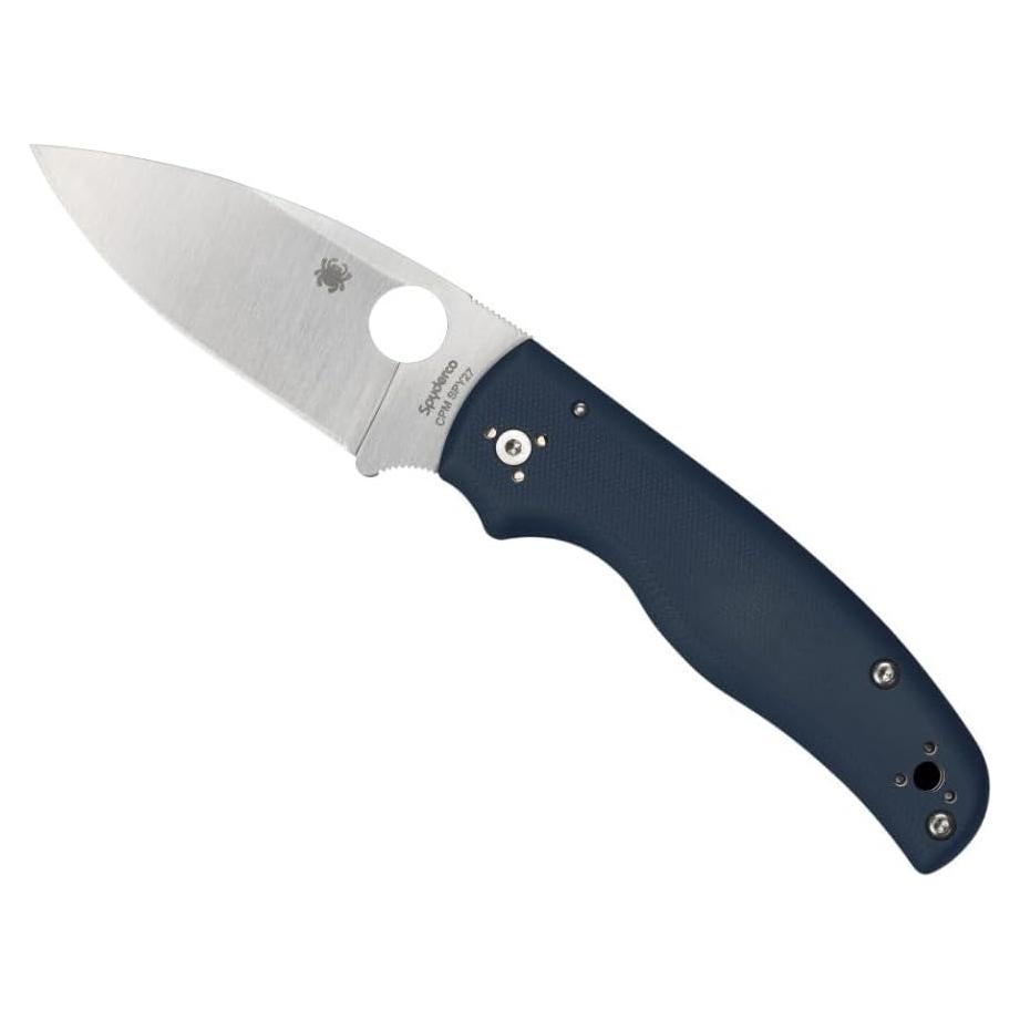 Cuchillo Plegable Spyderco Shaman CPM SPY27 8.89 cm G-10 Azul