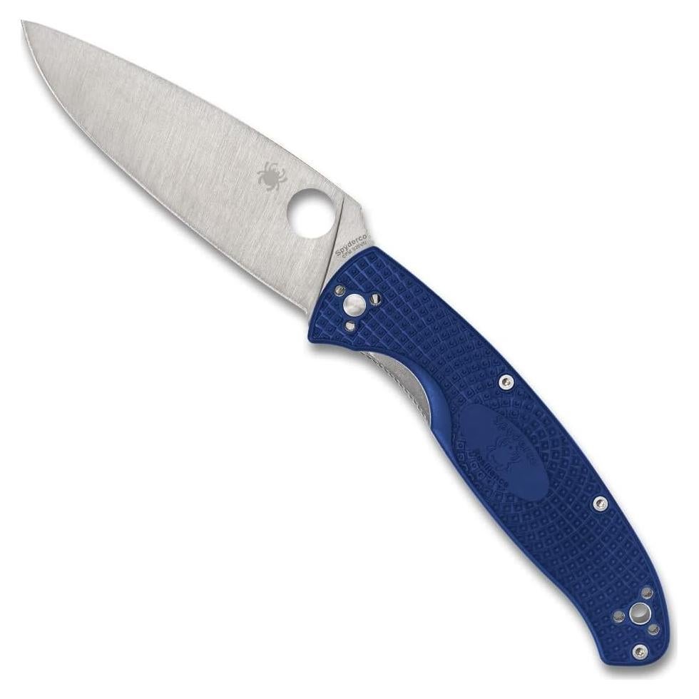 Cuchillo Plegable Spyderco Resilience S35VN 10.8 cm Azul