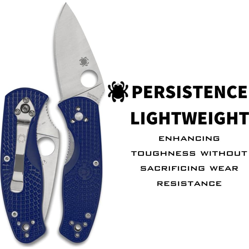Cuchillo de bolsillo Spyderco Persistence Lightweight 6.99 cm FRN azul