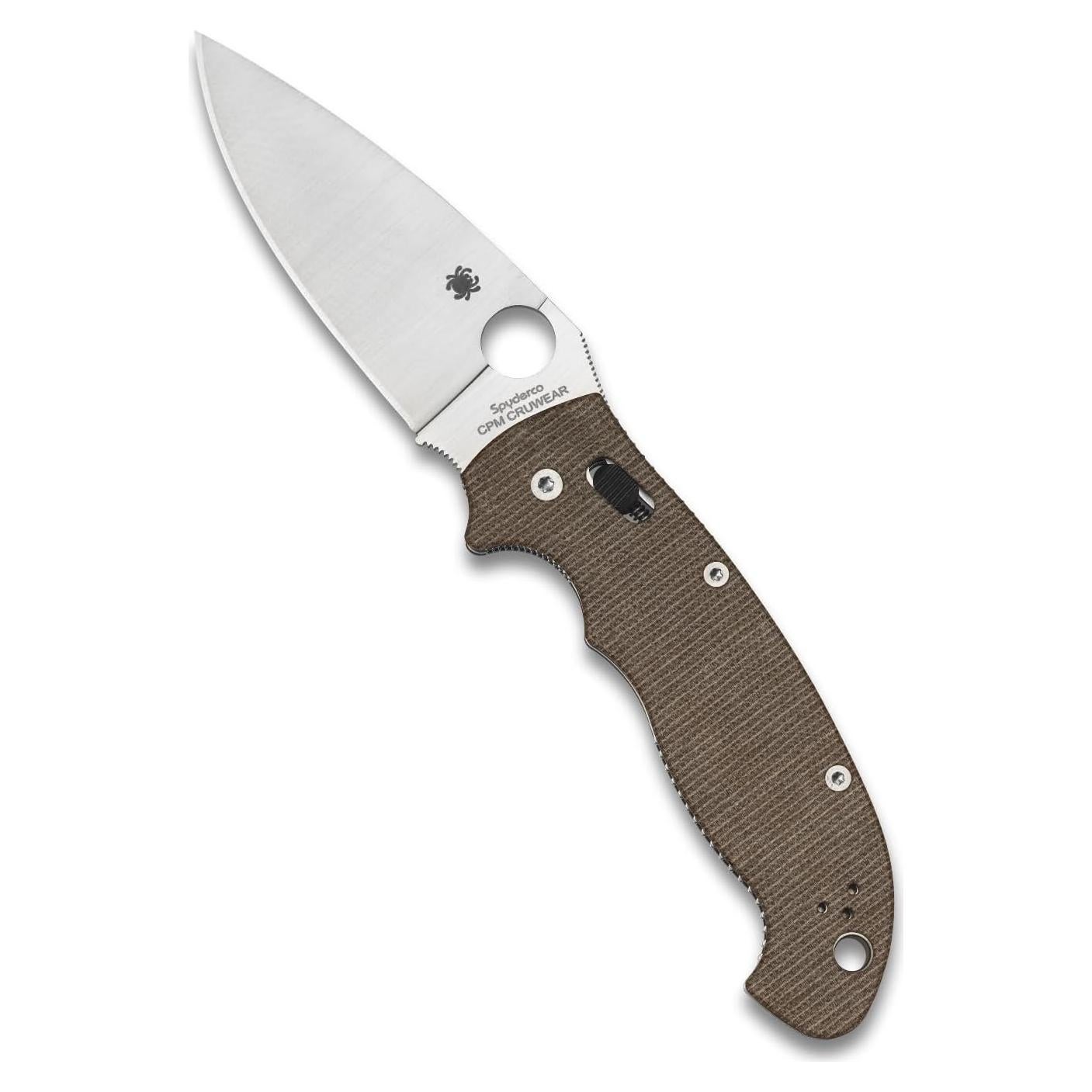 Cuchillo Plegable Spyderco Manix 2 Hoja Acero CPM Cru-Wear 9.65 cm