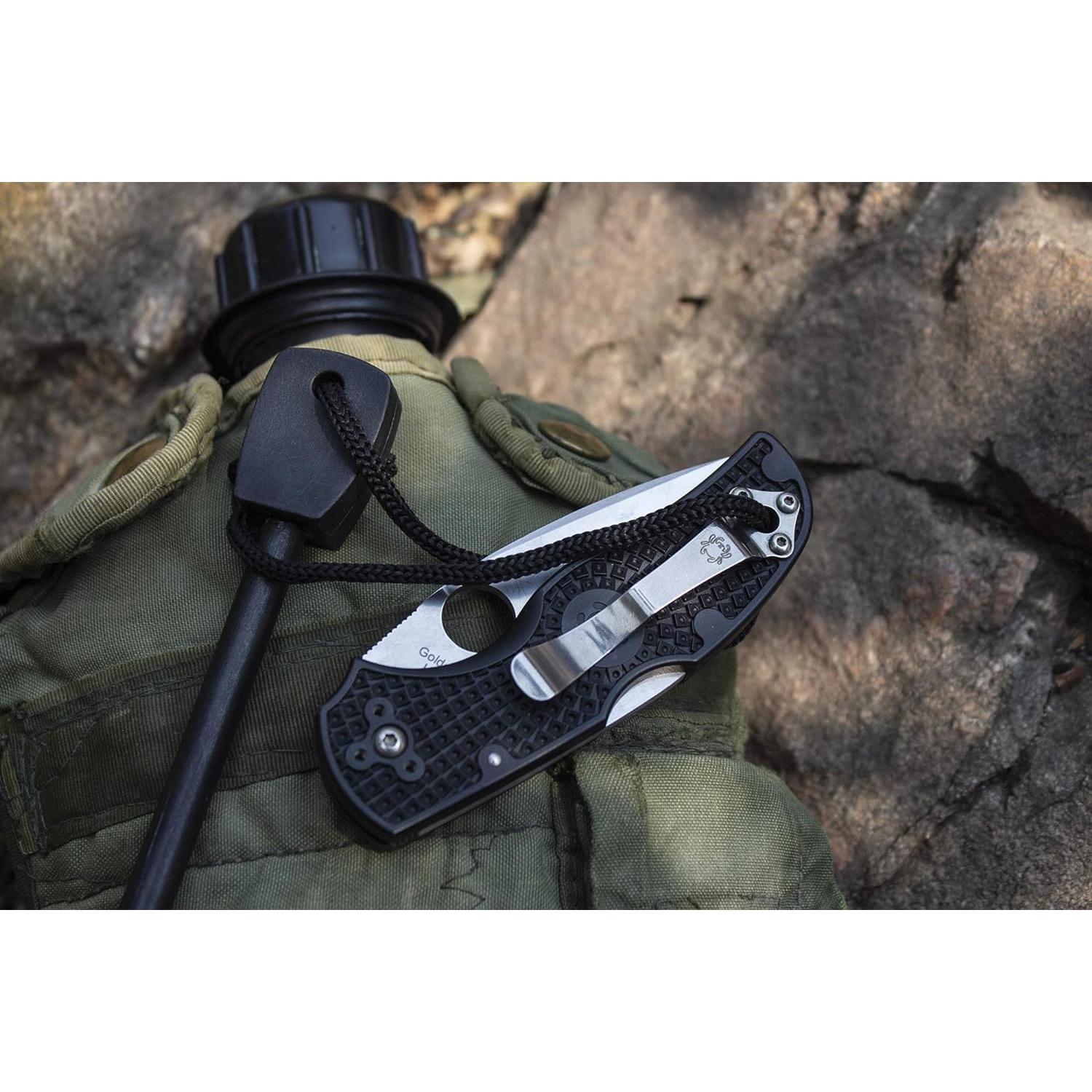 Cuchillo Spyderco Native 5 Lightweight 7.49 cm Acero S30V Negro