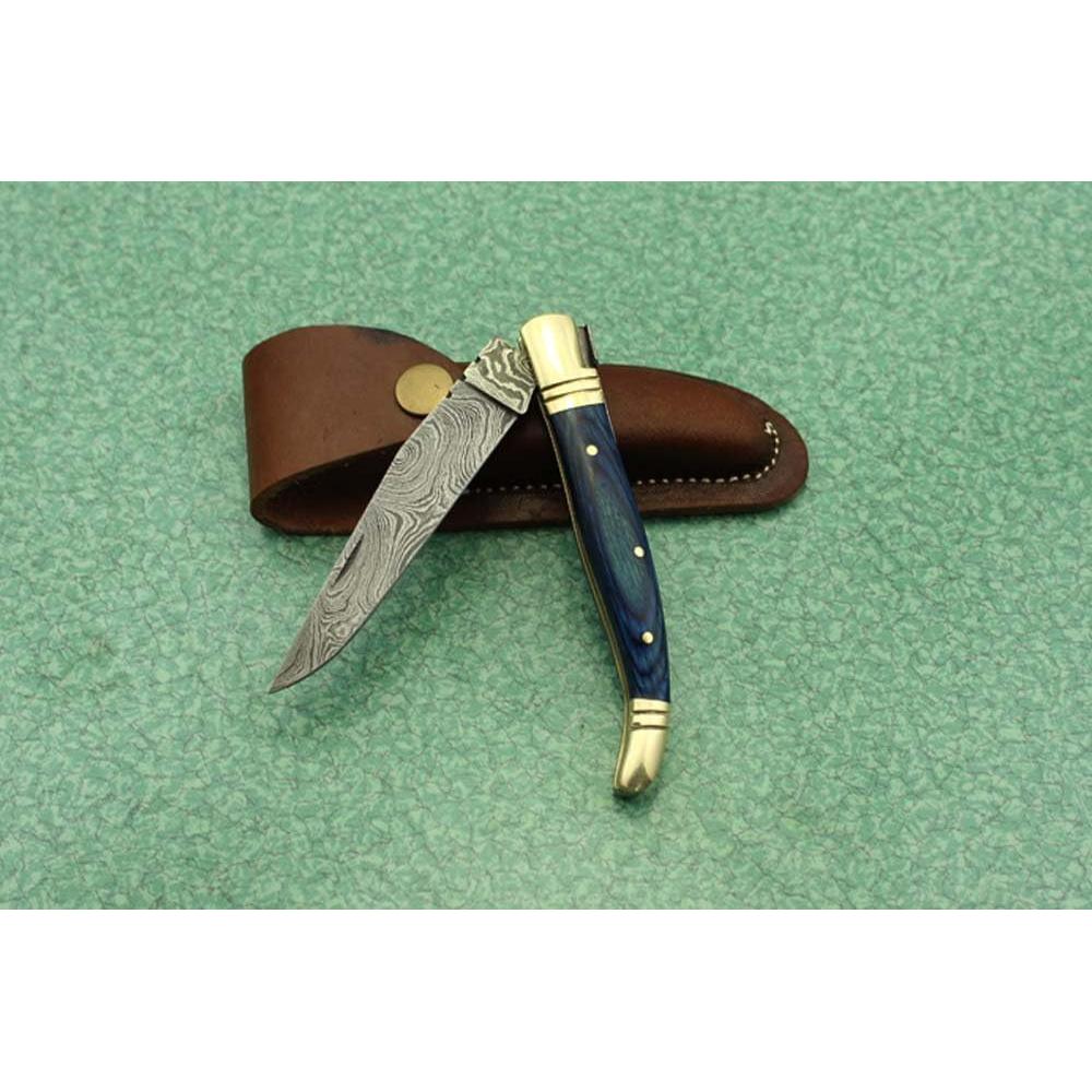 Cuchillo Plegable Laguiole Damascus Depot 21.6 cm Acero Damasco