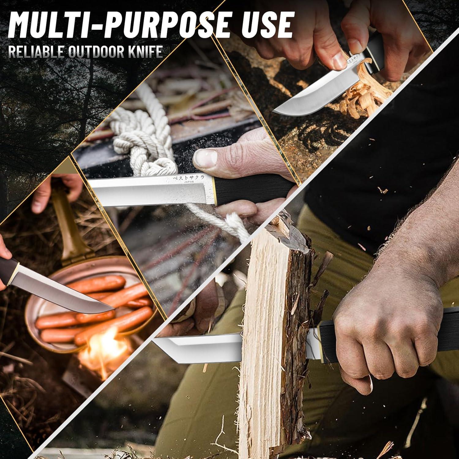 Conjunto de cuchillos Moontay Mini Katana Tanto - Acero inoxidable