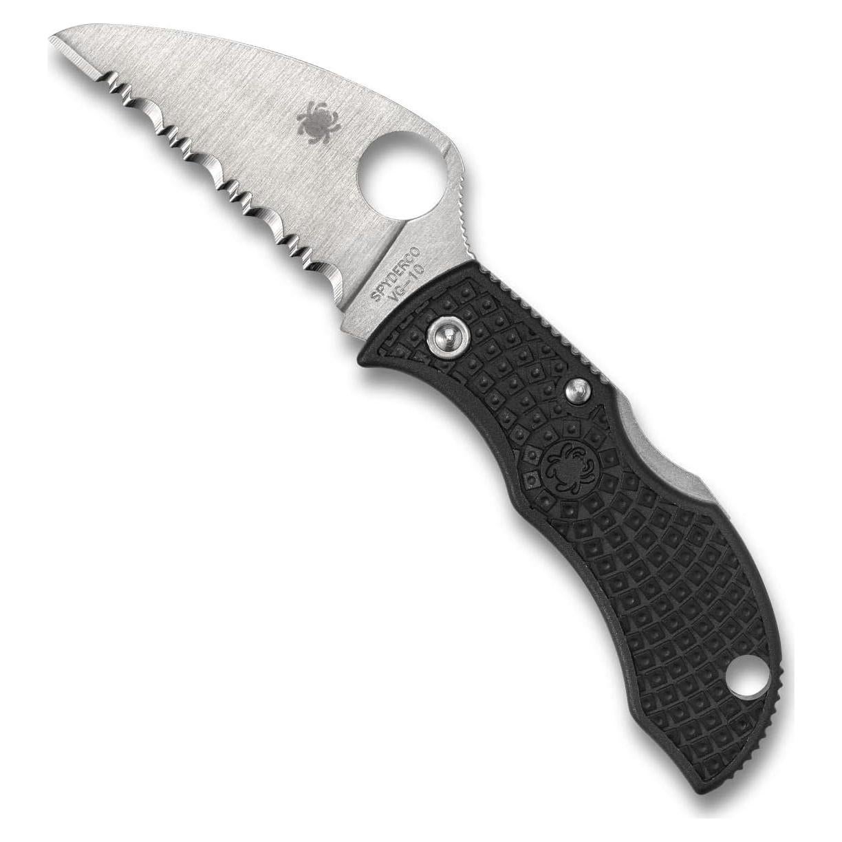 Cuchillo de bolsillo Spyderco Manbug Wharncliffe VG-10 4.8 cm