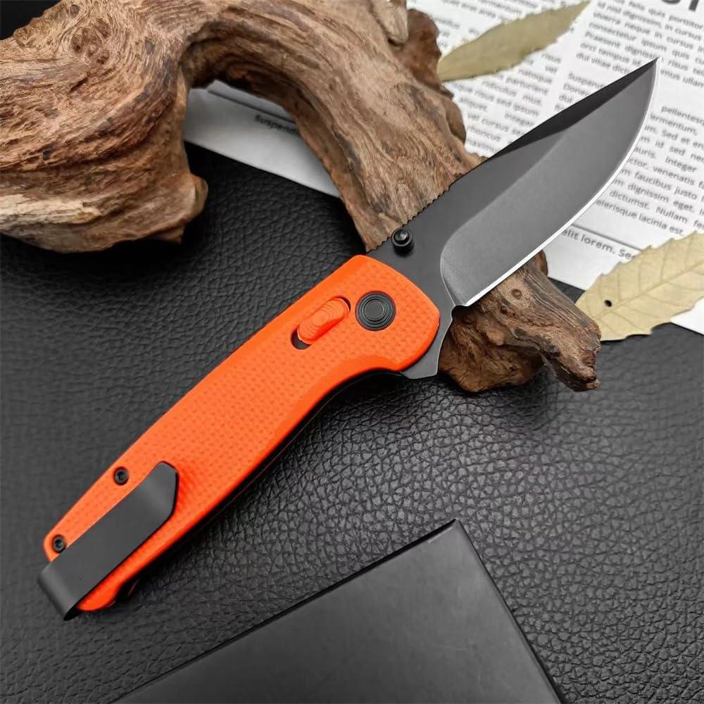 Cuchillo Plegable Goshawk Naranja 18.4 cm Hoja 7.1 cm EDC