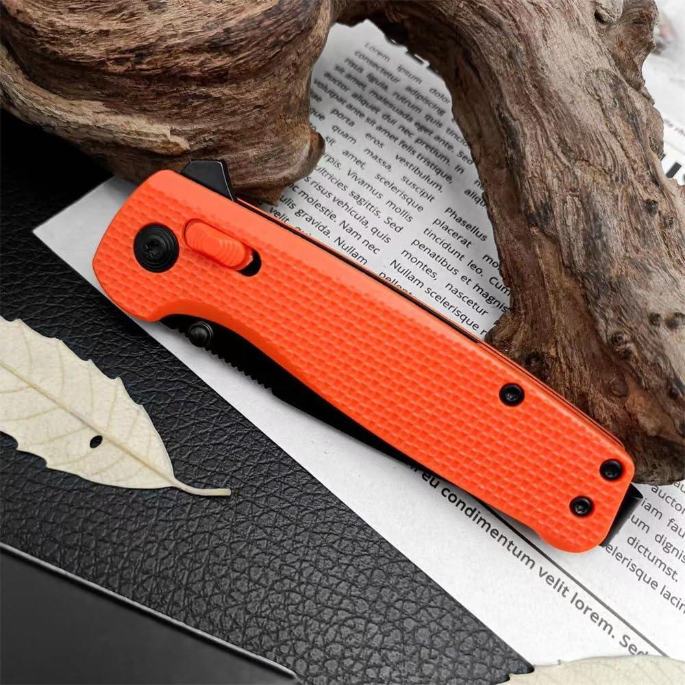Cuchillo Plegable Goshawk Naranja 18.4 cm Hoja 7.1 cm EDC
