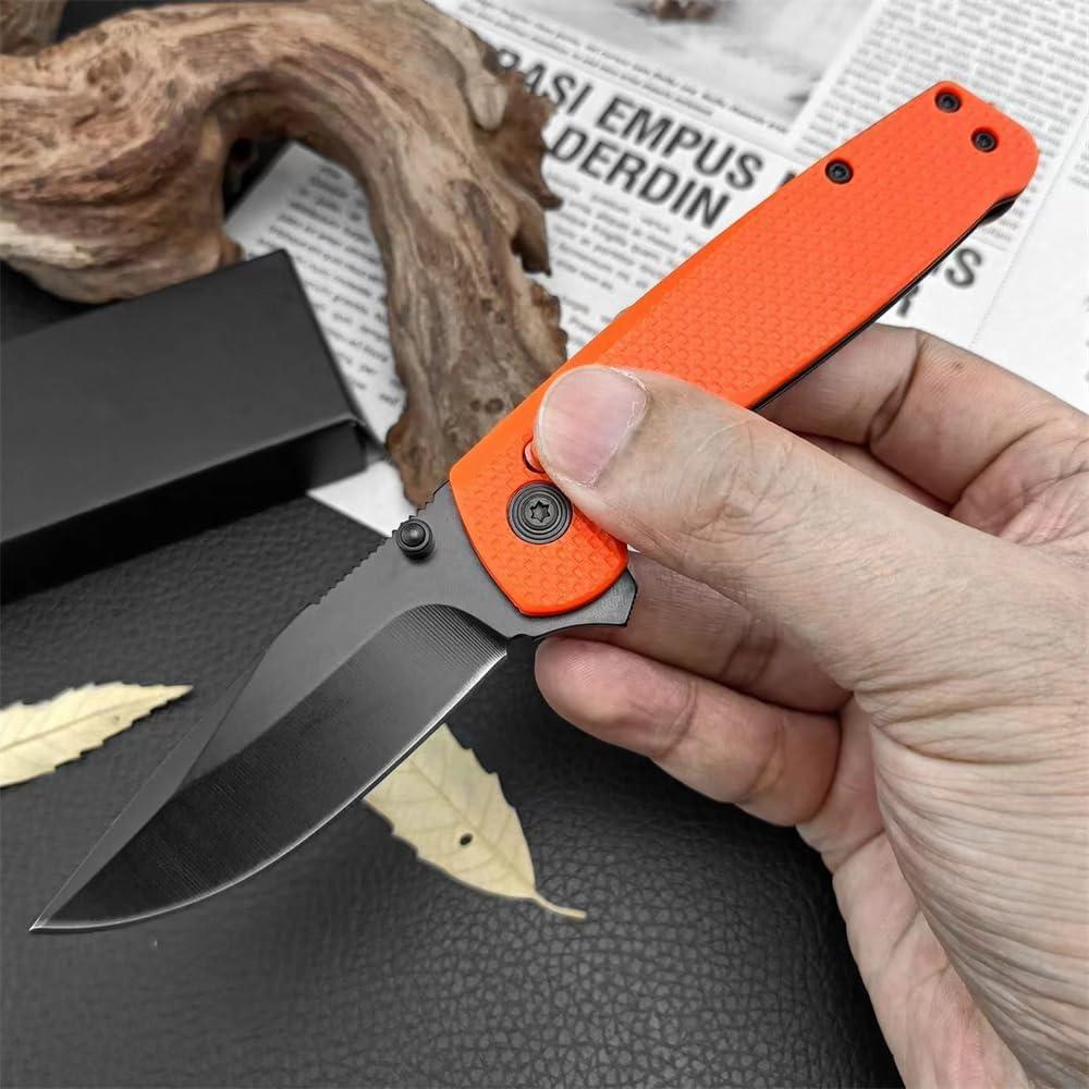 Cuchillo Plegable Goshawk Naranja 18.4 cm Hoja 7.1 cm EDC