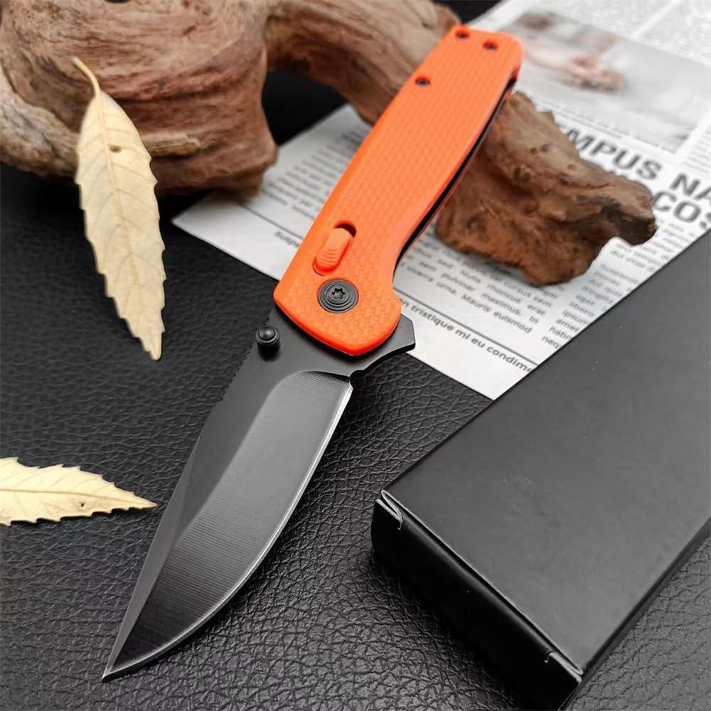 Cuchillo Plegable Goshawk Naranja 18.4 cm Hoja 7.1 cm EDC