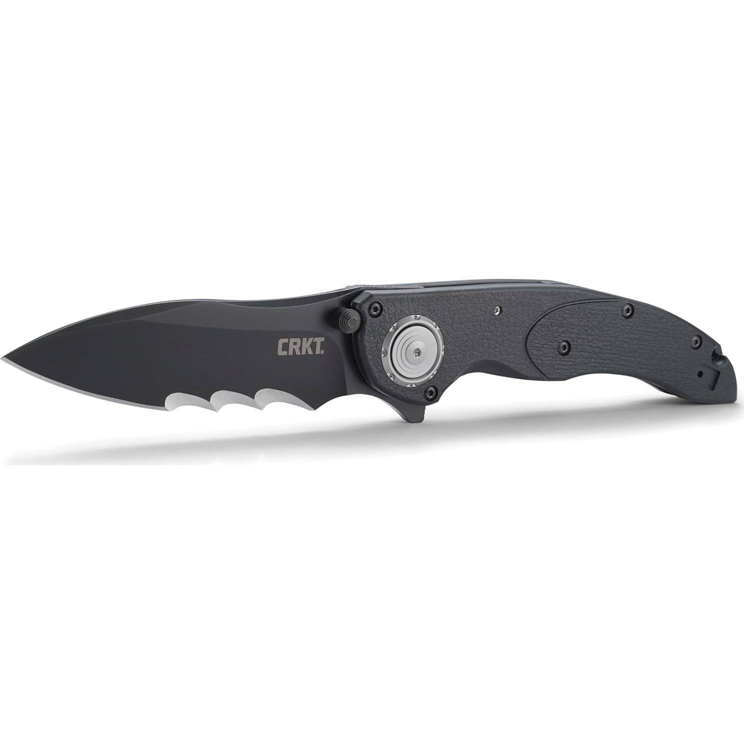 Cuchillo Plegable CRKT Linchpin 5406K con Serraciones Veff