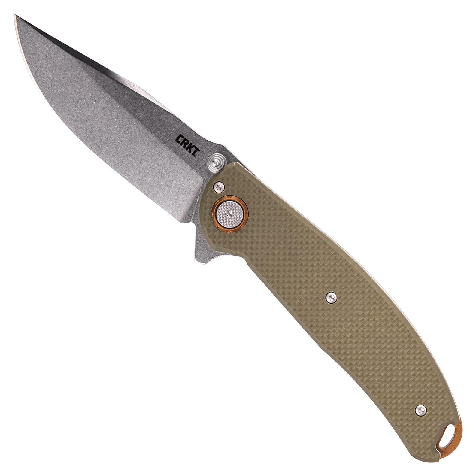 Cuchillo Plegable CRKT Butte D2 Verde OD 20.13 cm