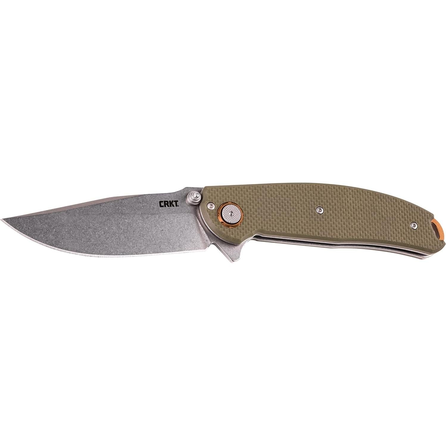 Cuchillo Plegable CRKT Butte D2 Verde OD 20.13 cm
