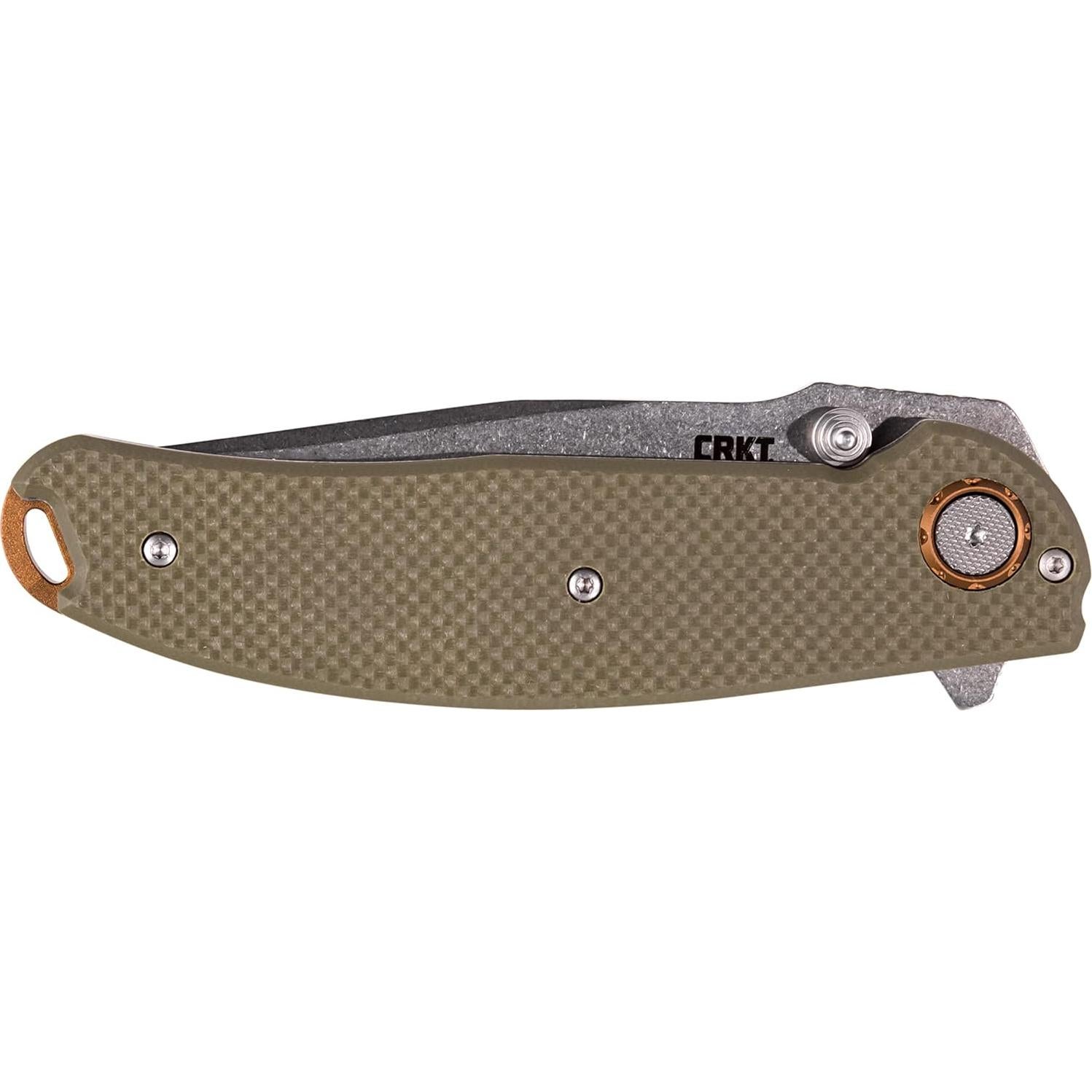 Cuchillo Plegable CRKT Butte D2 Verde OD 20.13 cm