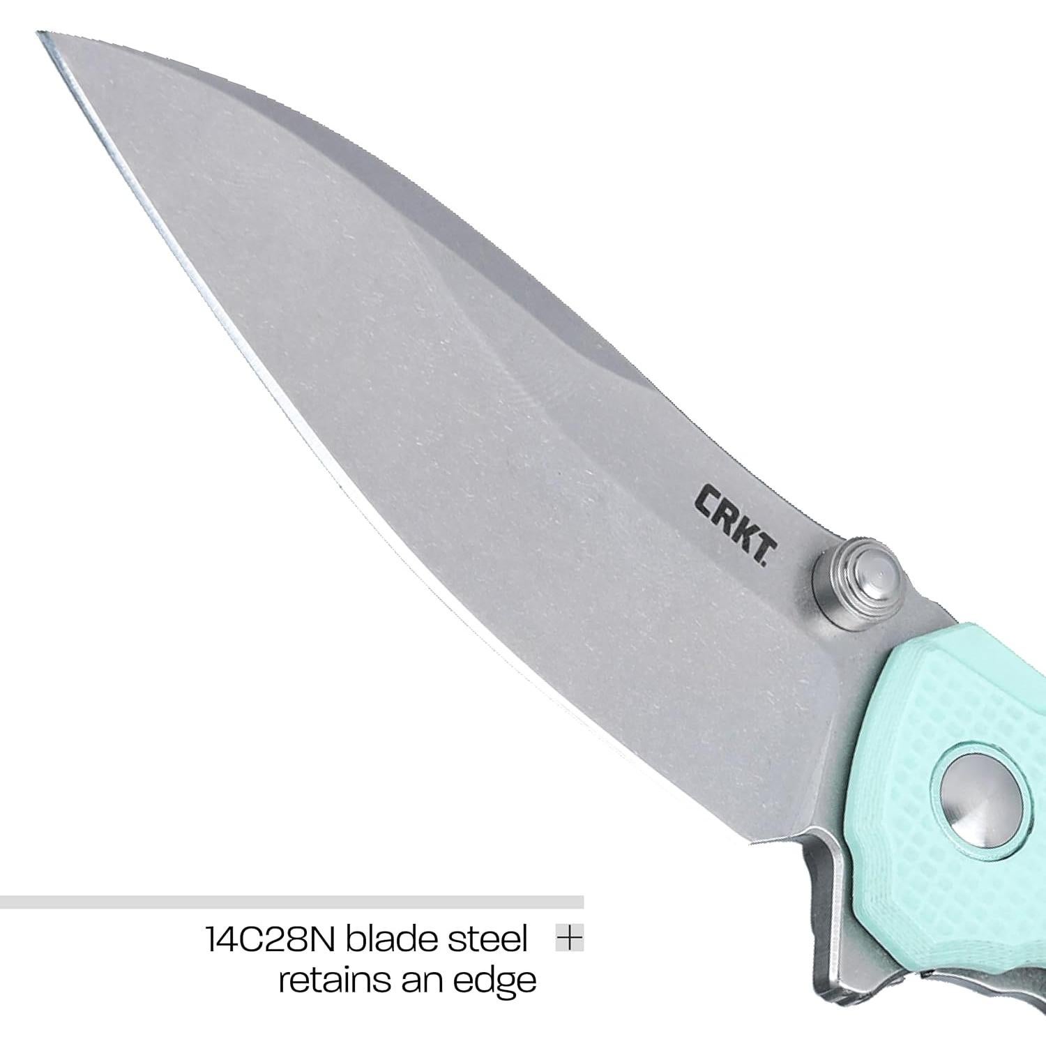 Cuchillo Plegable CRKT Ibis 2560 Azul EDC 7.85 cm Acero 14C28N
