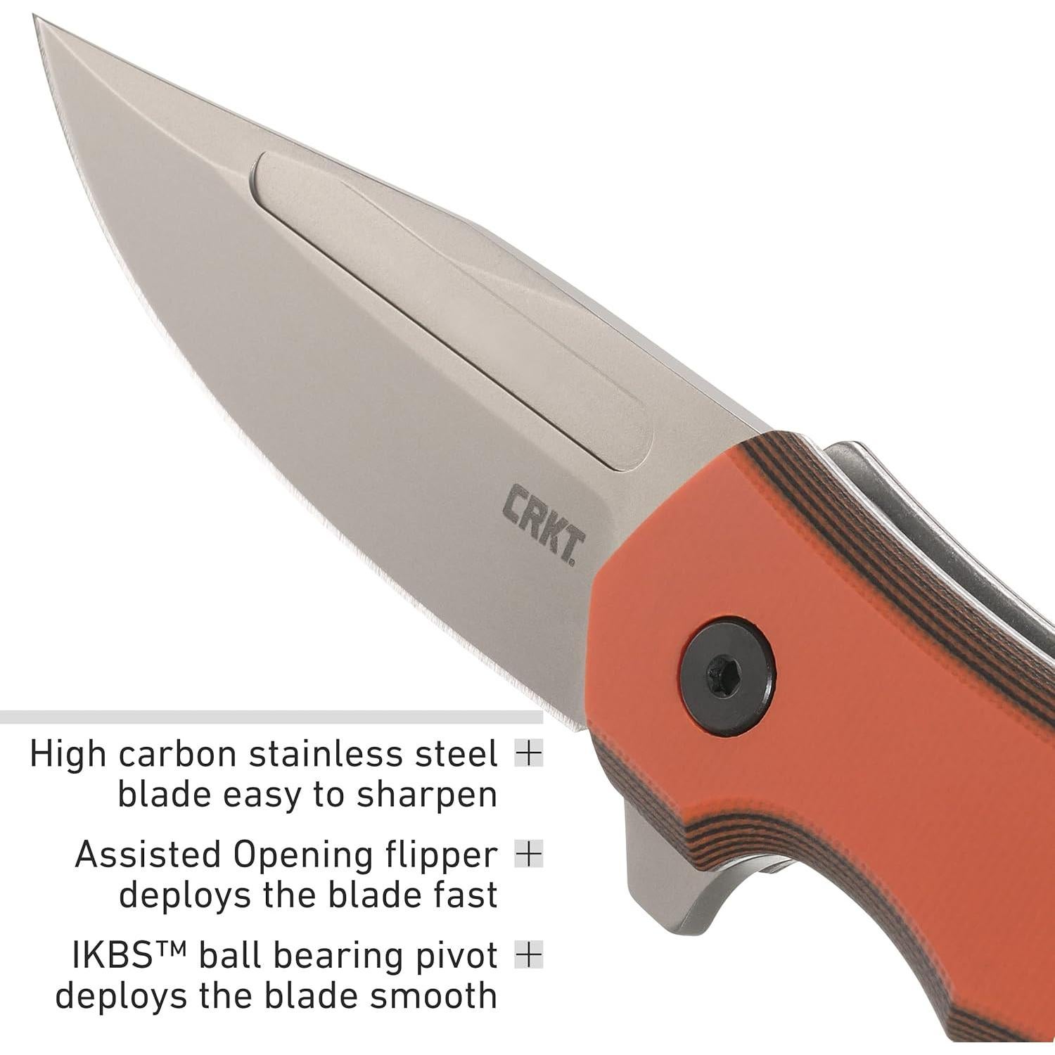 Cuchillo Plegable CRKT Fawkes EDC 16.5 cm Acero Inoxidable