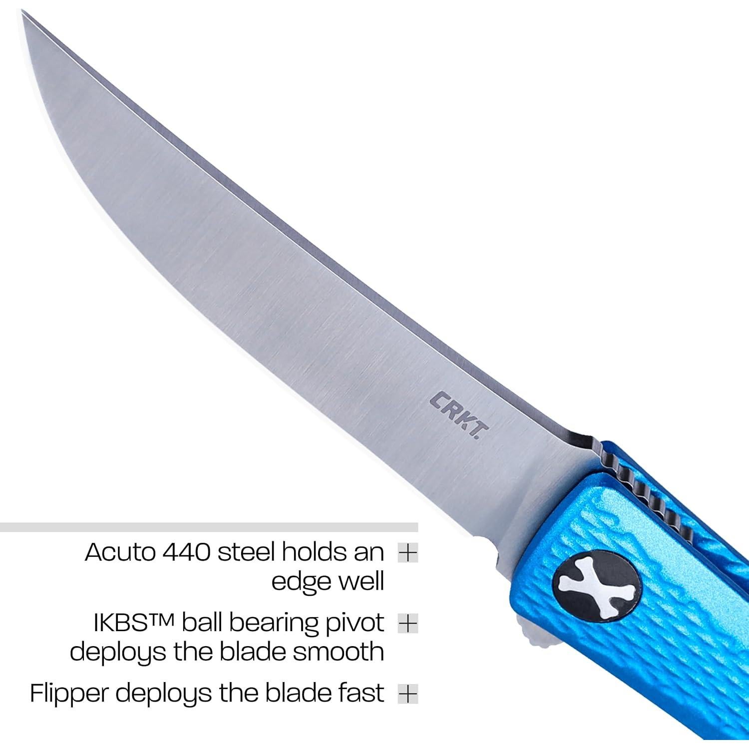 Cuchillo Plegable CRKT Kalbi 7540 Acero Acuto 440 Aluminio