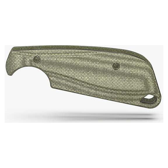 Escalas Flex Micarta Flytanium para CRKT Minimalist Lona Verde