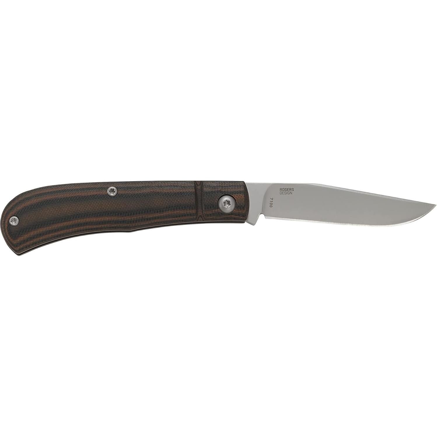 Cuchillo Plegable CRKT Venandi 7100, Mango G10 Marrón