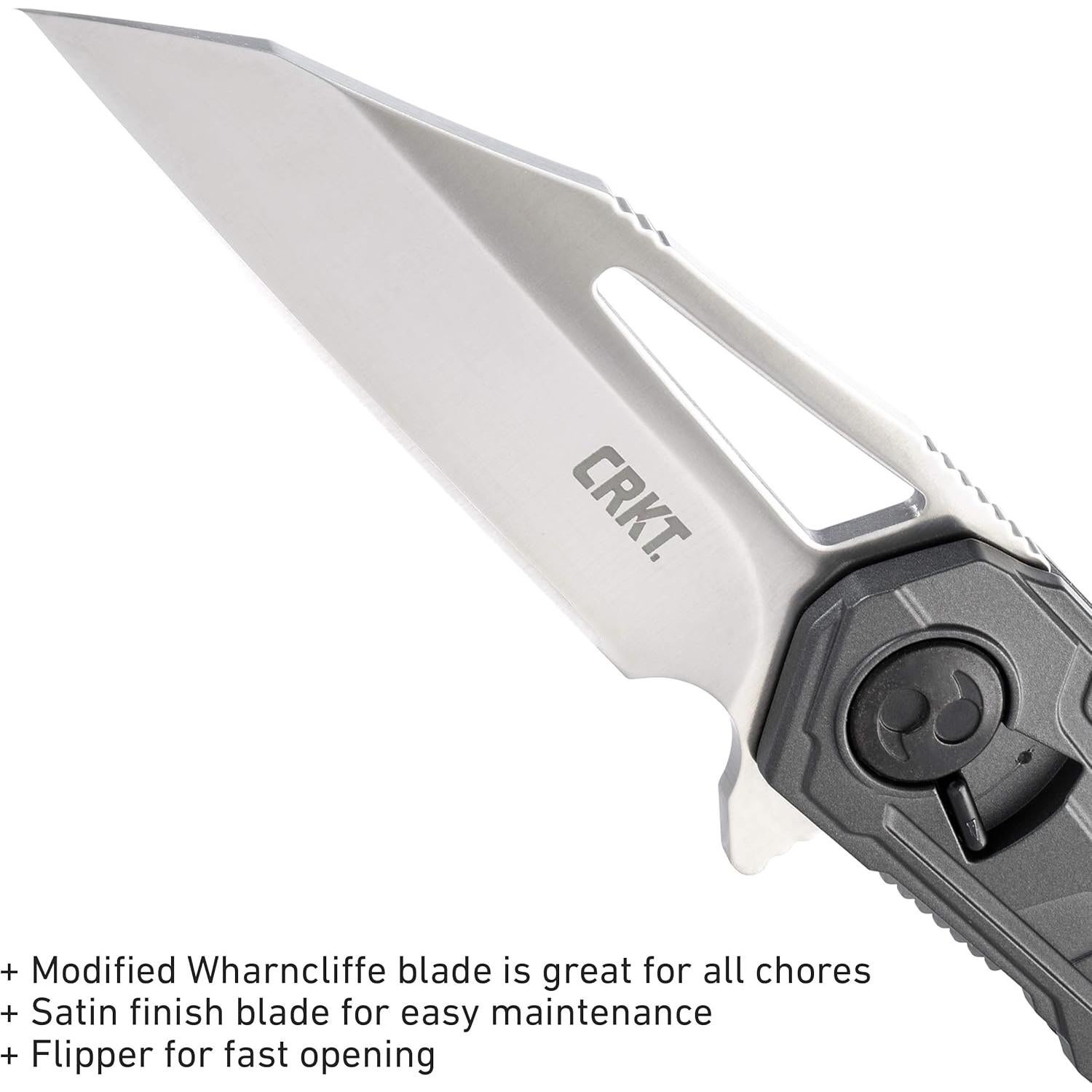 Cuchillo Plegable CRKT Raikiri 5040 con Bloqueo Liner y Field Strip