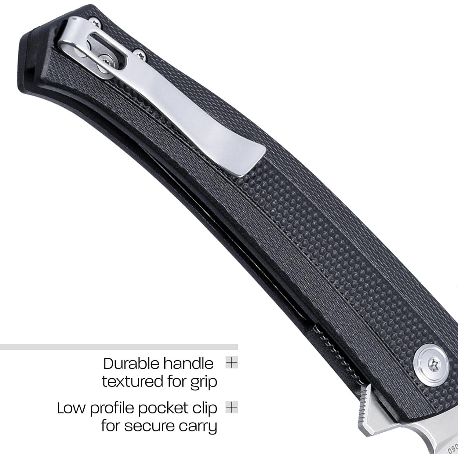 Cuchillo Plegable CRKT Persa A/O Negro con Acero D2