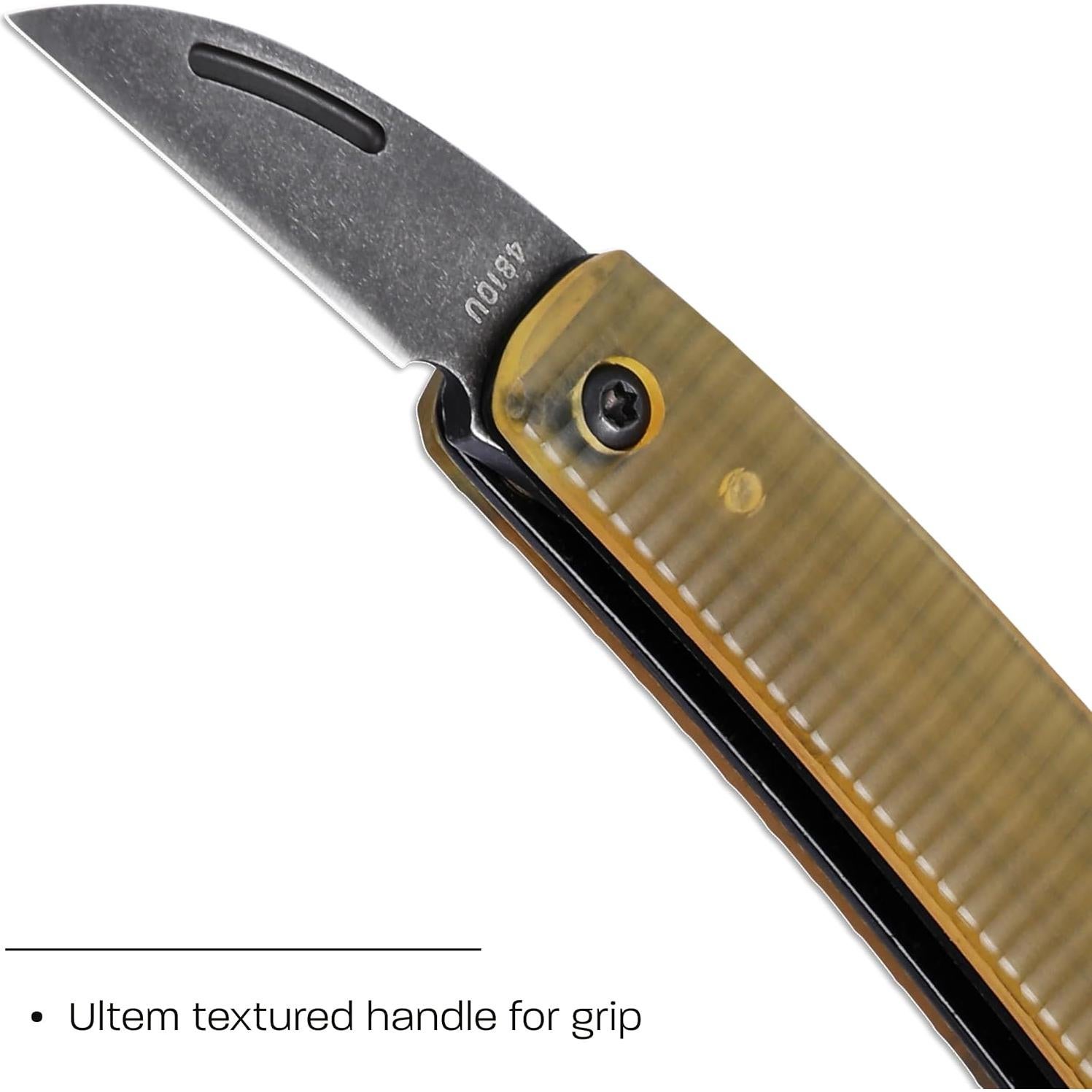 Cuchillo Plegable CRKT Forebear EDC 12C27 Mango Ultem 58mm