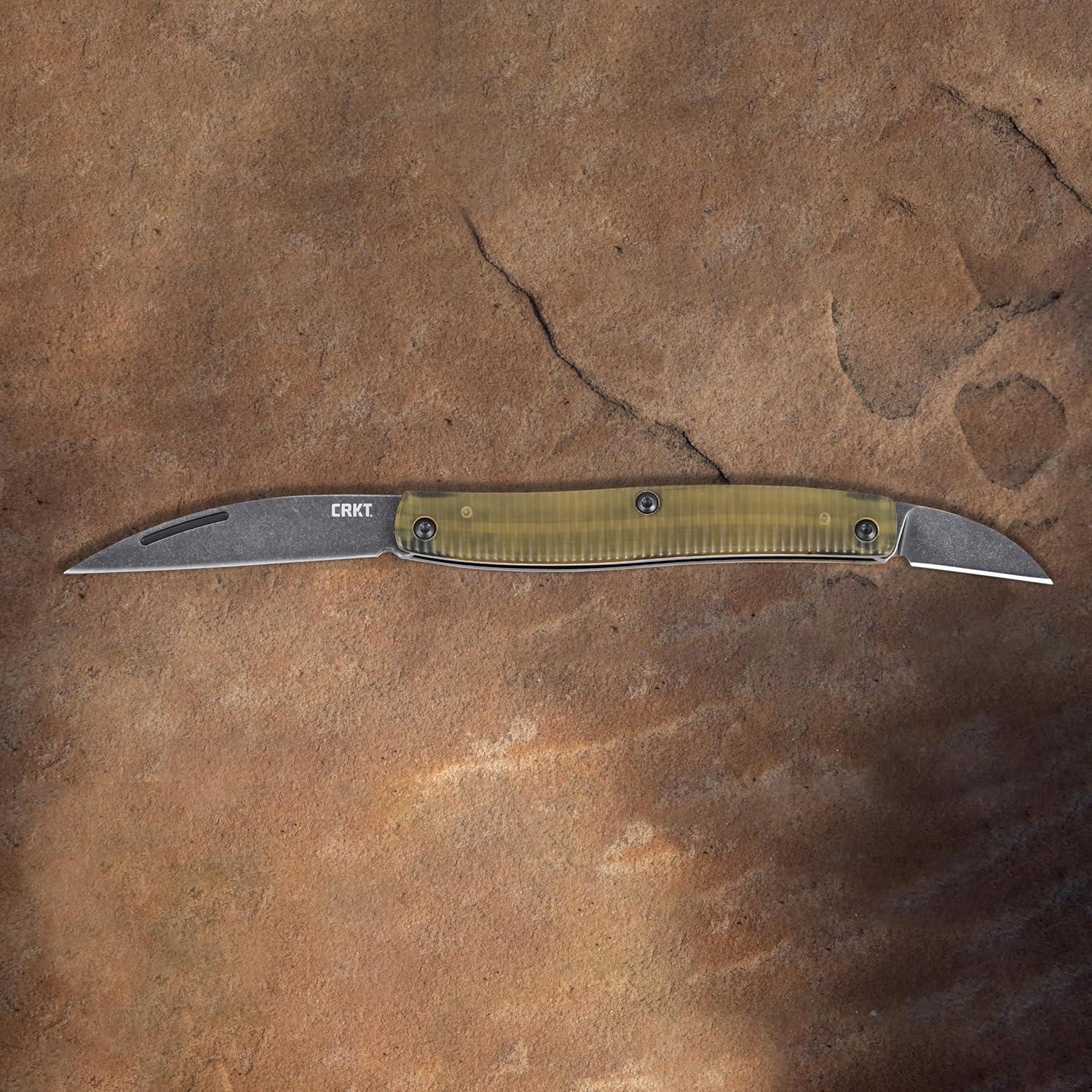 Cuchillo Plegable CRKT Forebear EDC 12C27 Mango Ultem 58mm