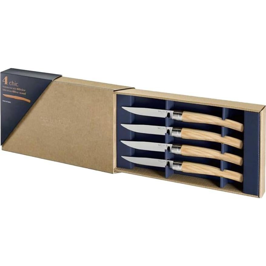 Juego de Cuchillos de Steak OPINEL Table Chic - Set de 4 en Fresno