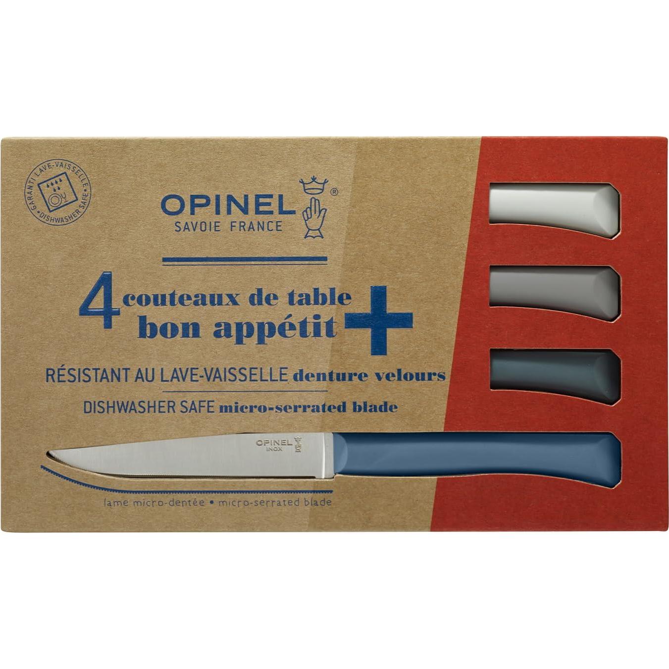 Set de 4 cuchillos de steak Opinel Bon Appetit - Tormenta